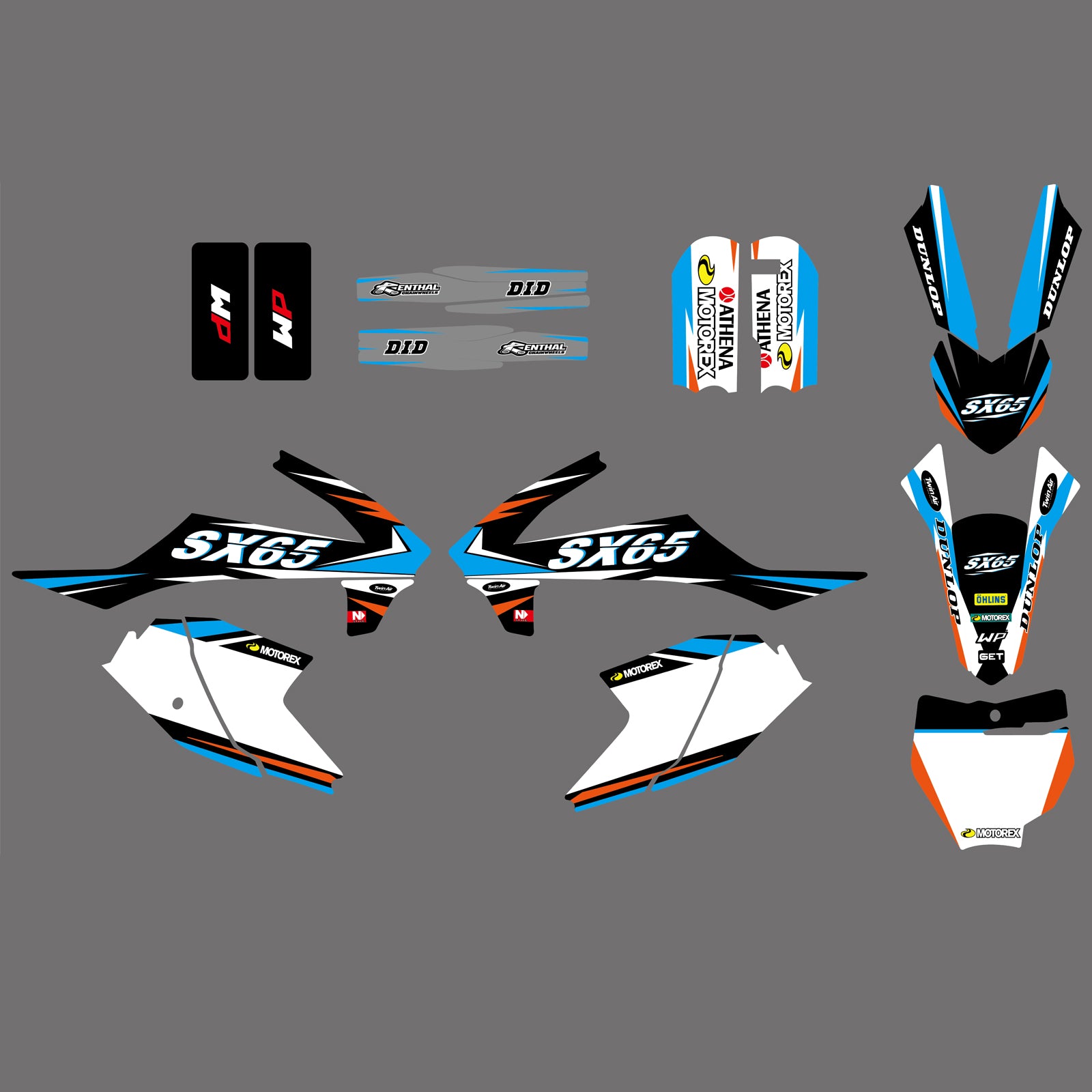 Full Graphic Decals Stickers For KTM SX65 2016-2020