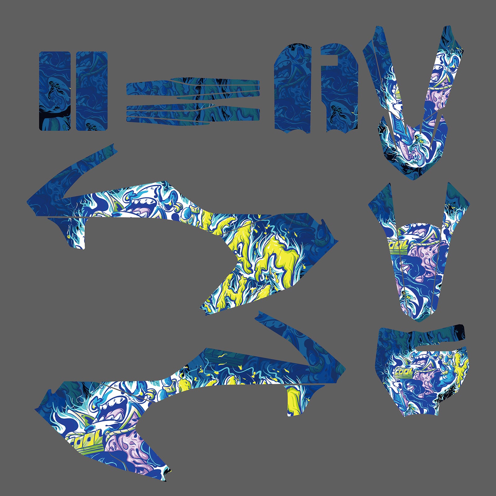 Motorcycle Graphic Decals Stickers Kit For KTM SX65 2016-2020