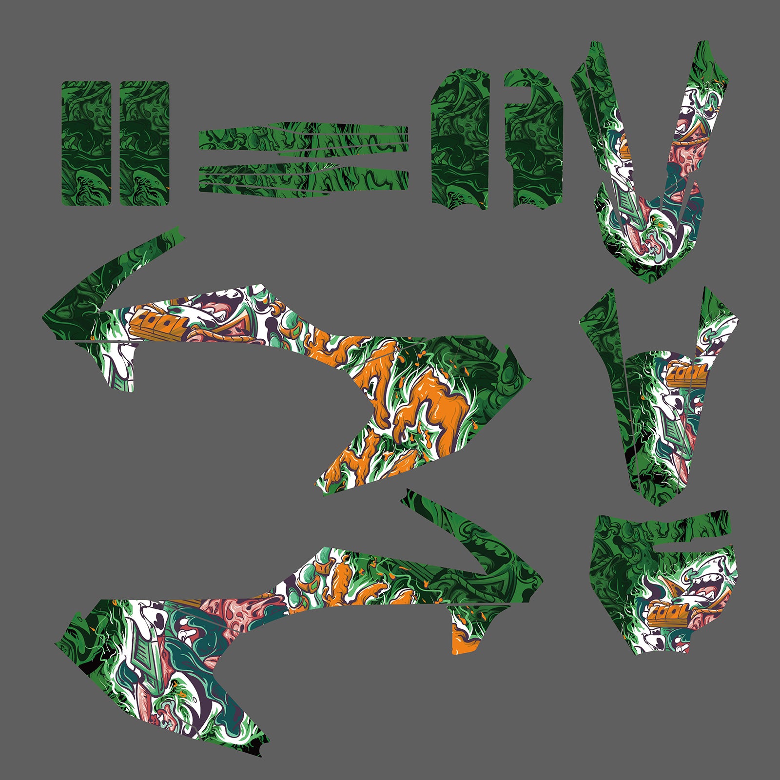 Motorcycle Graphic Decals Stickers Kit For KTM SX65 2016-2020