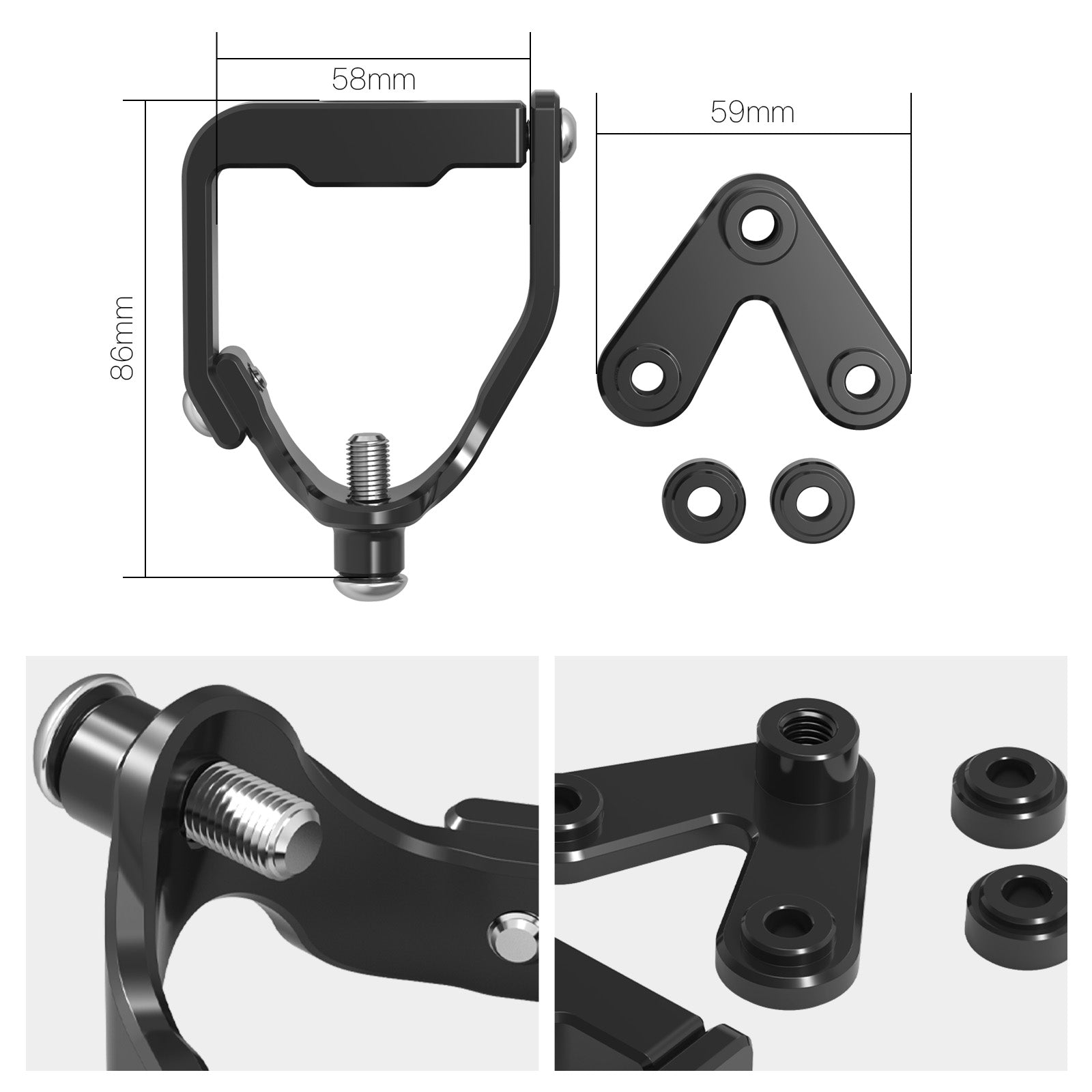 Steering Stabilizer Damper Mounting Bracket For KTM 125-450 SX XC SX-F XC-F