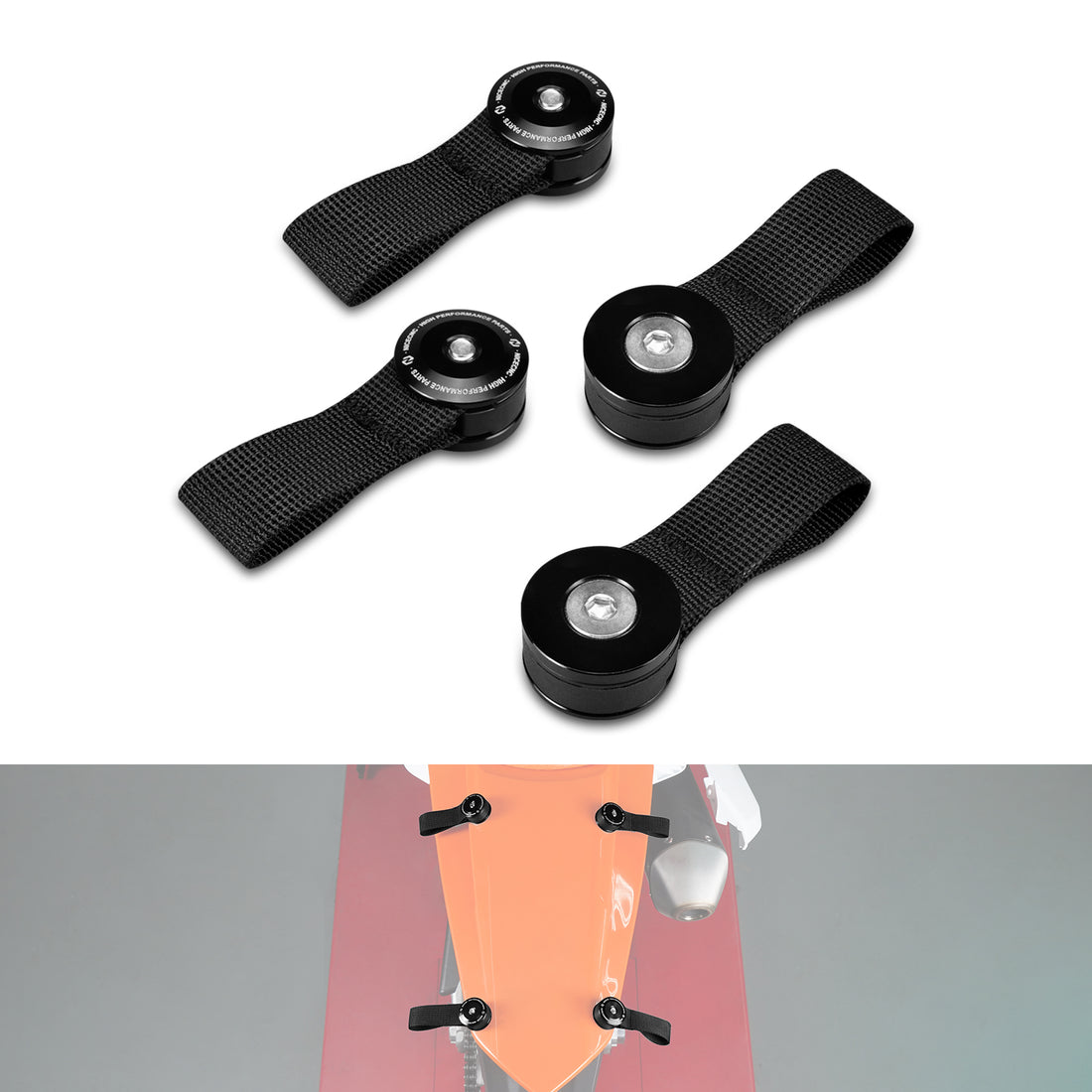 KTM Husqvarna Gas Gas Yamaha Rear Luggage OS Rack Loops Kit