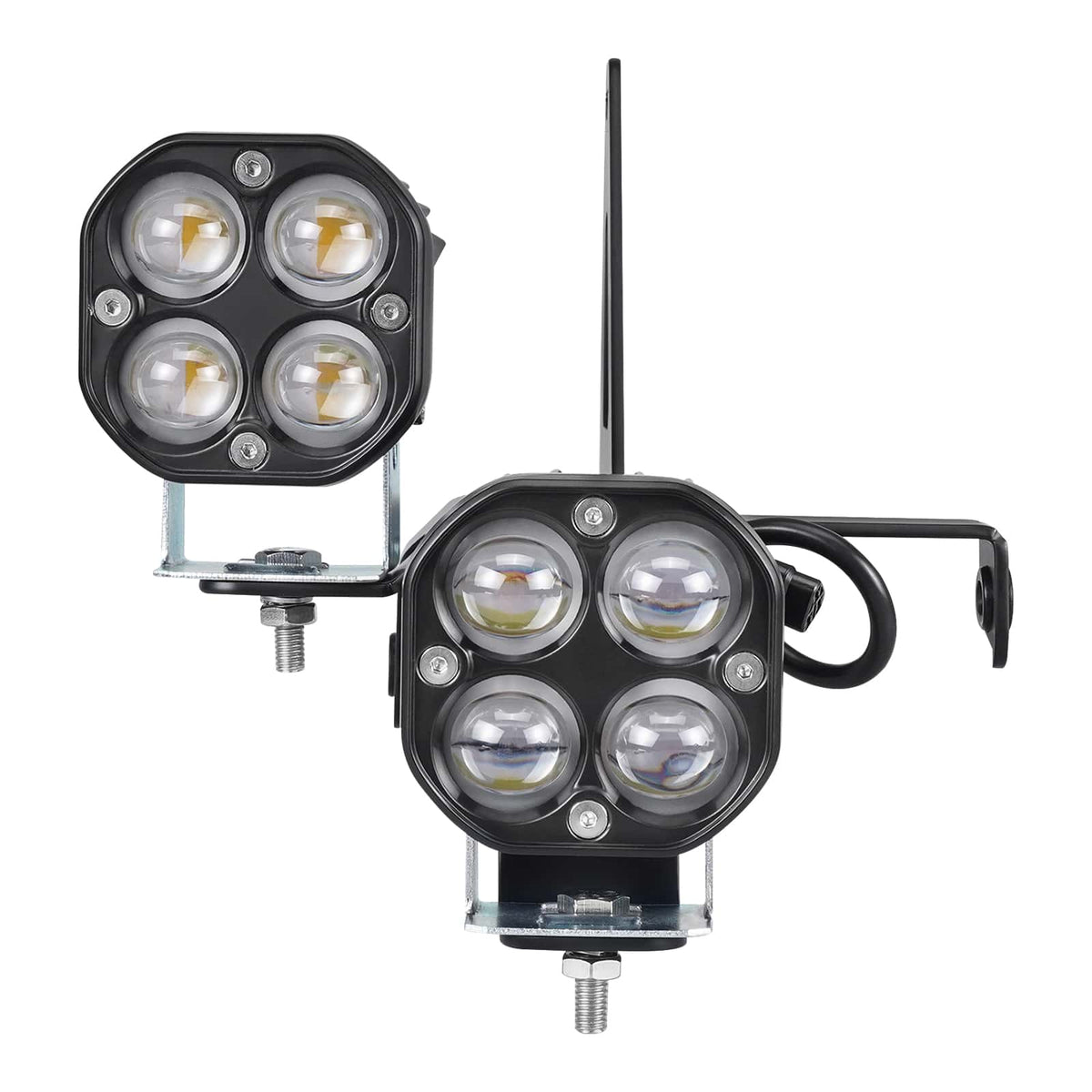 Foco Led Raptor 700 Yamaha Raptor 700 R LED Front Work Lights Headlights w/Bracket