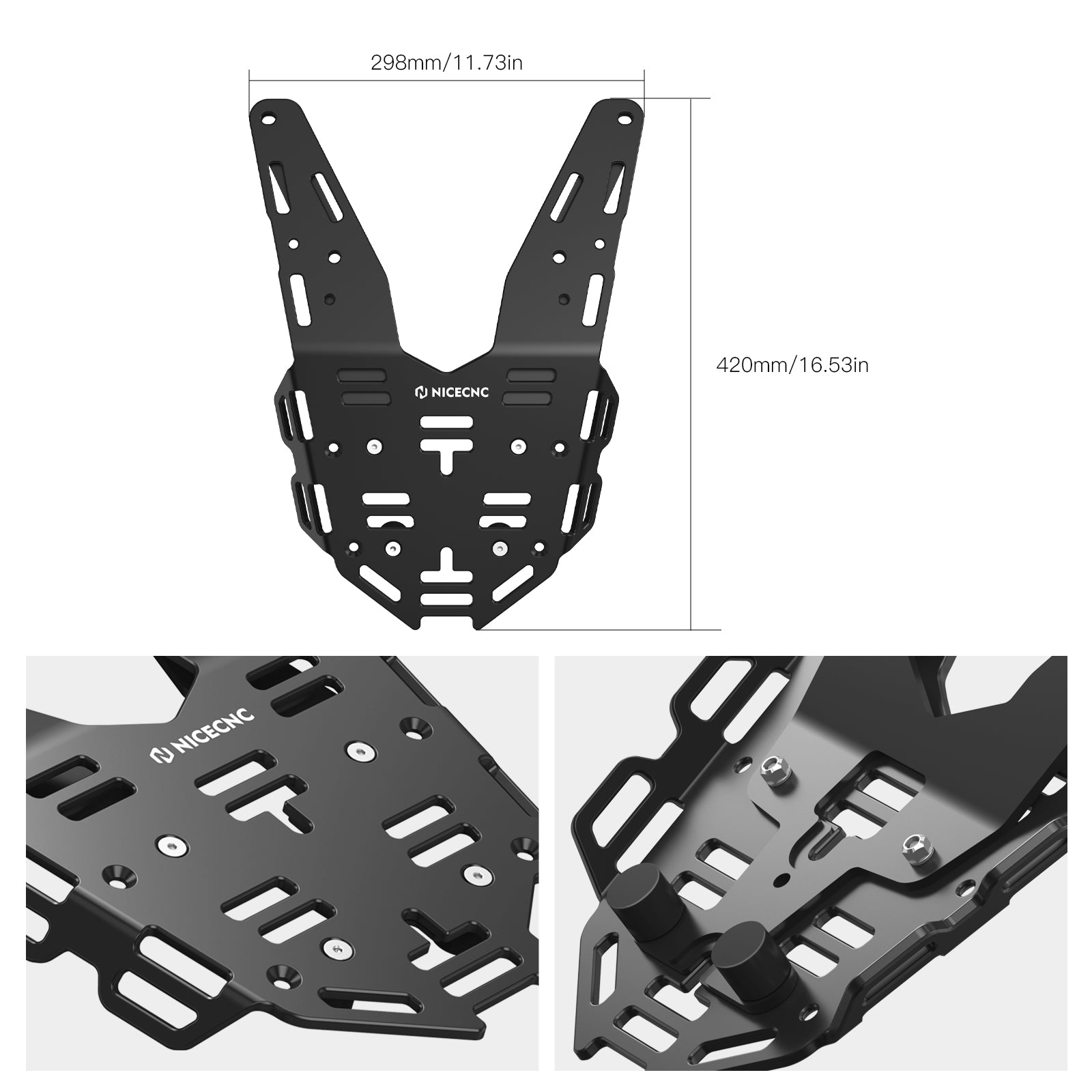 Upgraded Rear Luggage Rack Carrier Kit For KTM 690 Enduro R 2019-2024
