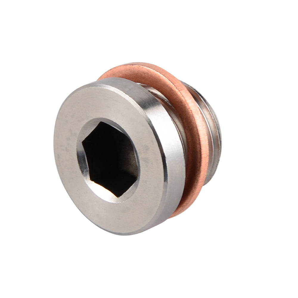 2PCS M18 x 1.5 Oxygen O2 Lambda Sensor Thread Hex Bung Blanking Plug Cap
