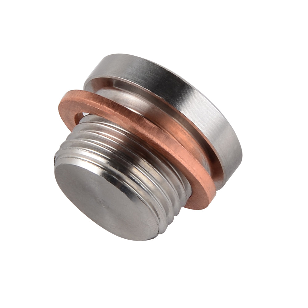 2PCS M18 x 1.5 Oxygen O2 Lambda Sensor Thread Hex Bung Blanking Plug Cap