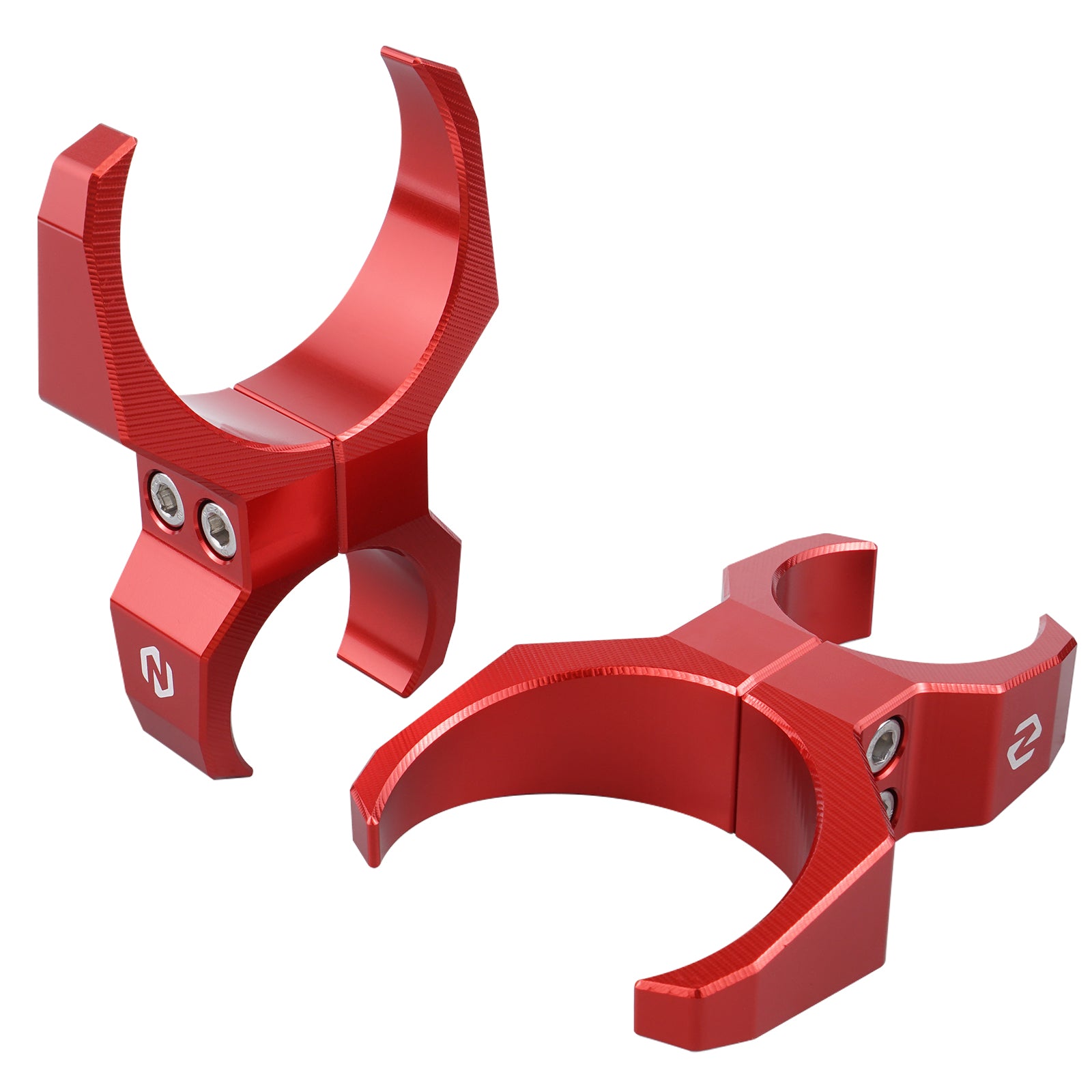 2PCS UTV Rear Shock Reservoir Mounting Clamps Kit For Can-Am X3