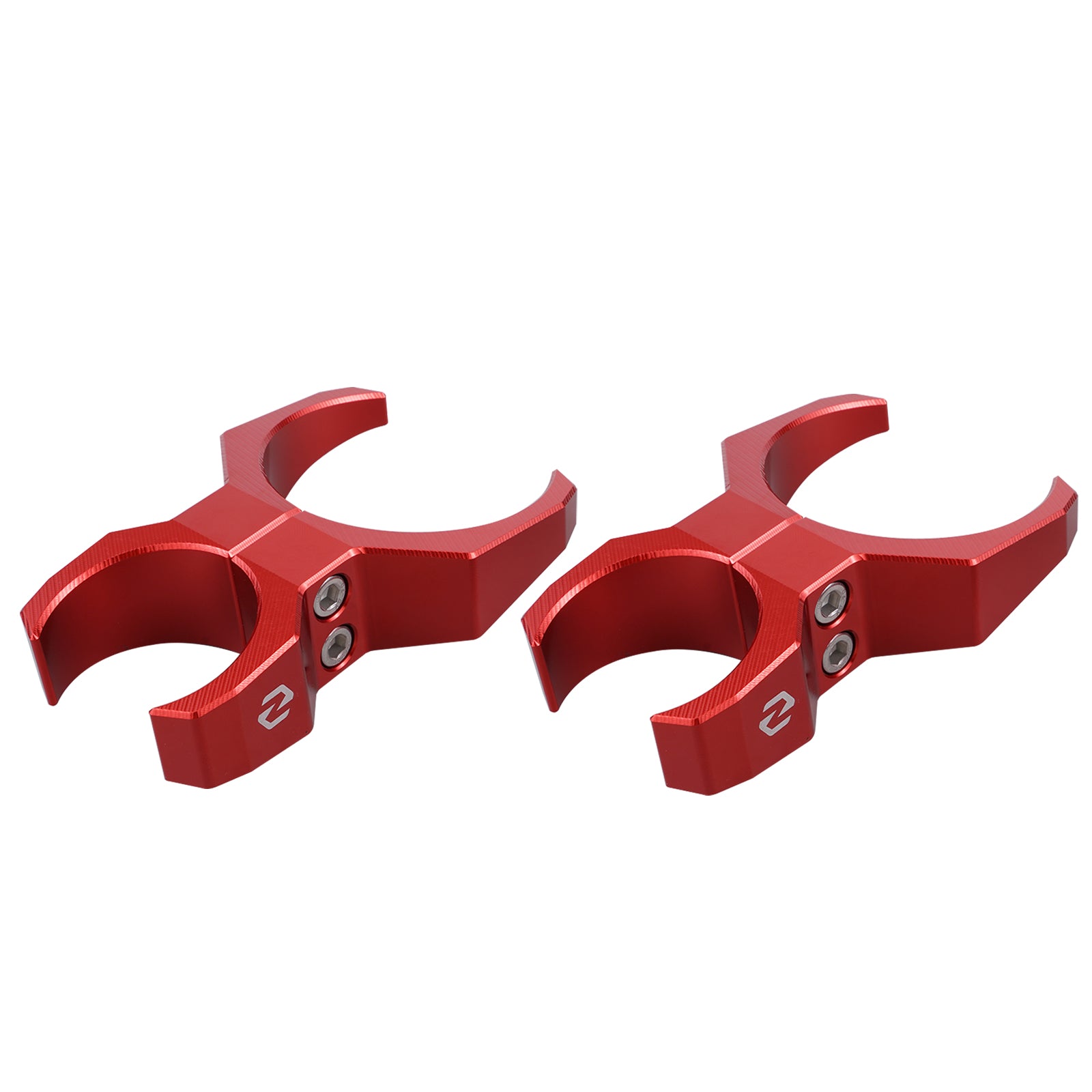 2PCS UTV Rear Shock Reservoir Mounting Clamps Kit For Can-Am X3