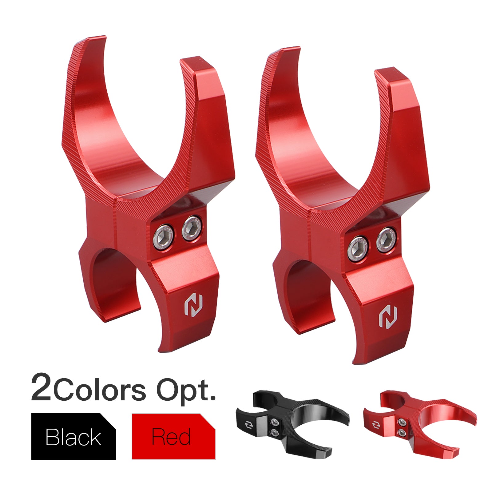 2PCS UTV Rear Shock Reservoir Mounting Clamps Kit For Can-Am X3