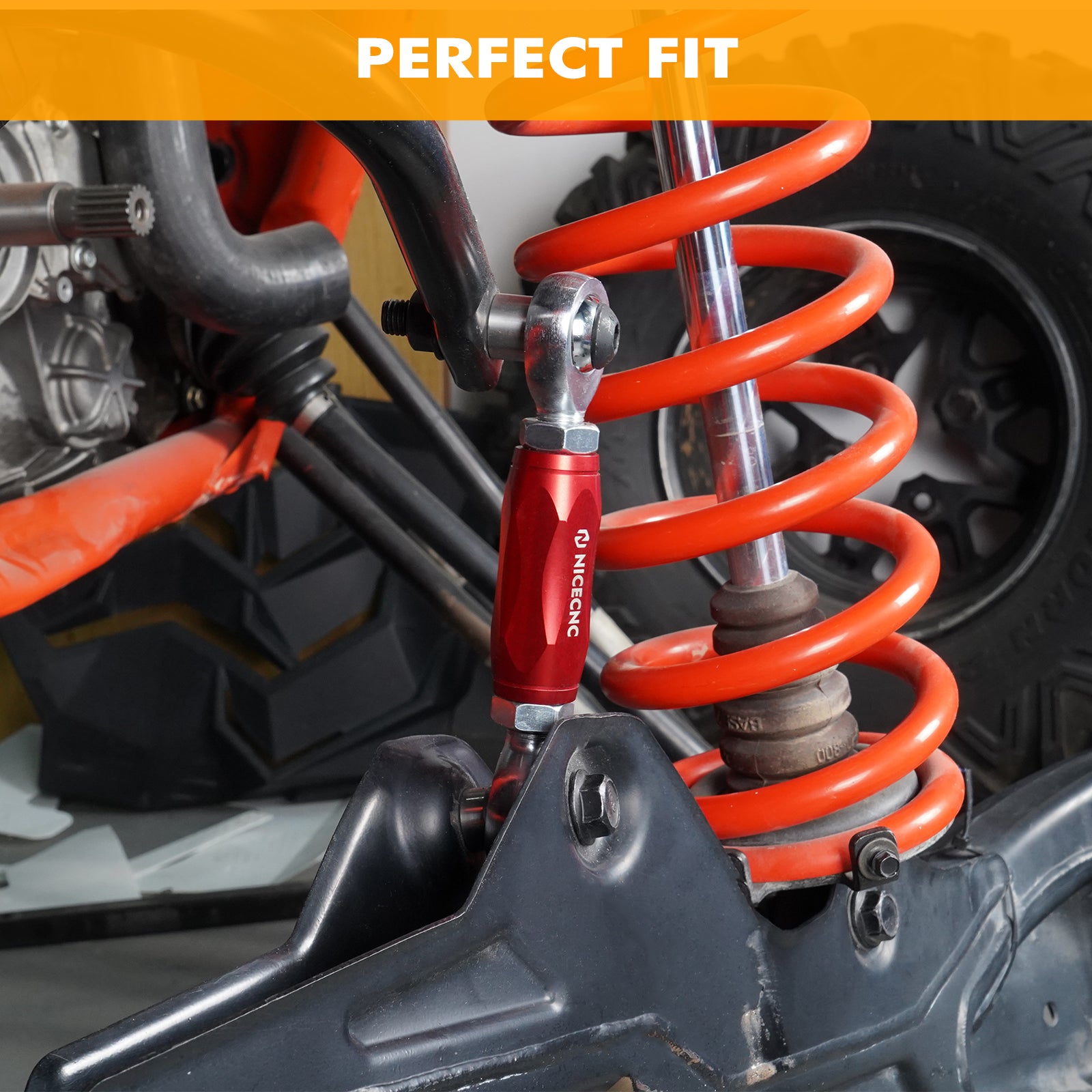 UTV Front Sway Bar Stabilizer Links Kit For Can-Am Maverick X3 2017-2018
