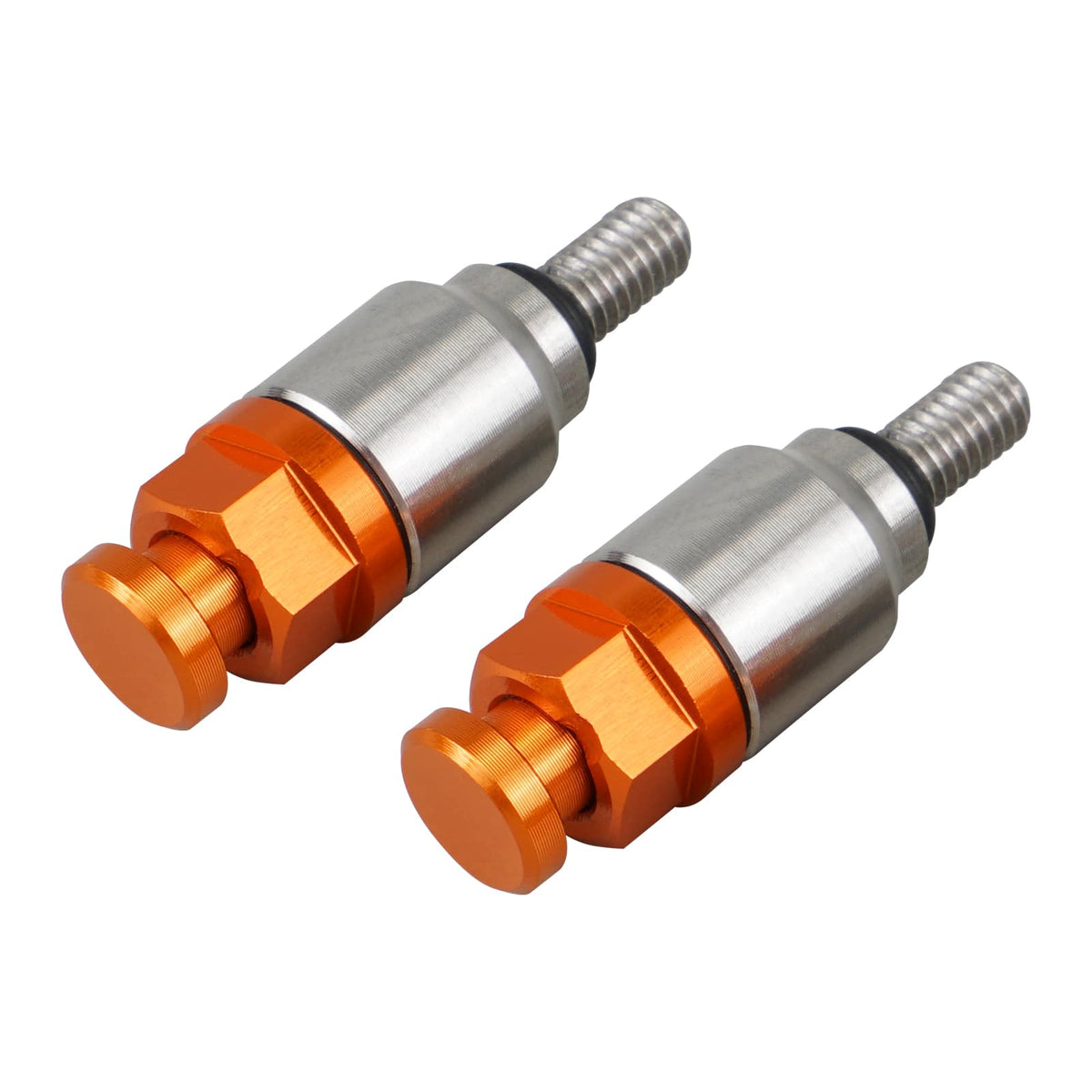 M4x0.7 Fork Air Bleeder Valves For KTM 50, 65, 85, 105, 125 SX, 150, 200, 250 XC - CNC Machined Aluminum & Stainless Steel