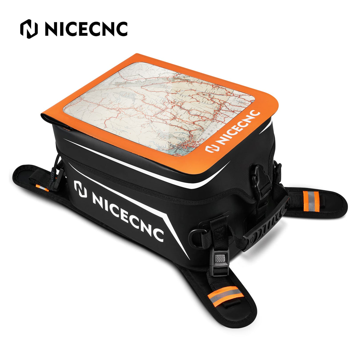 12L Tank Bag with Detachable Touchscreen Waterproof