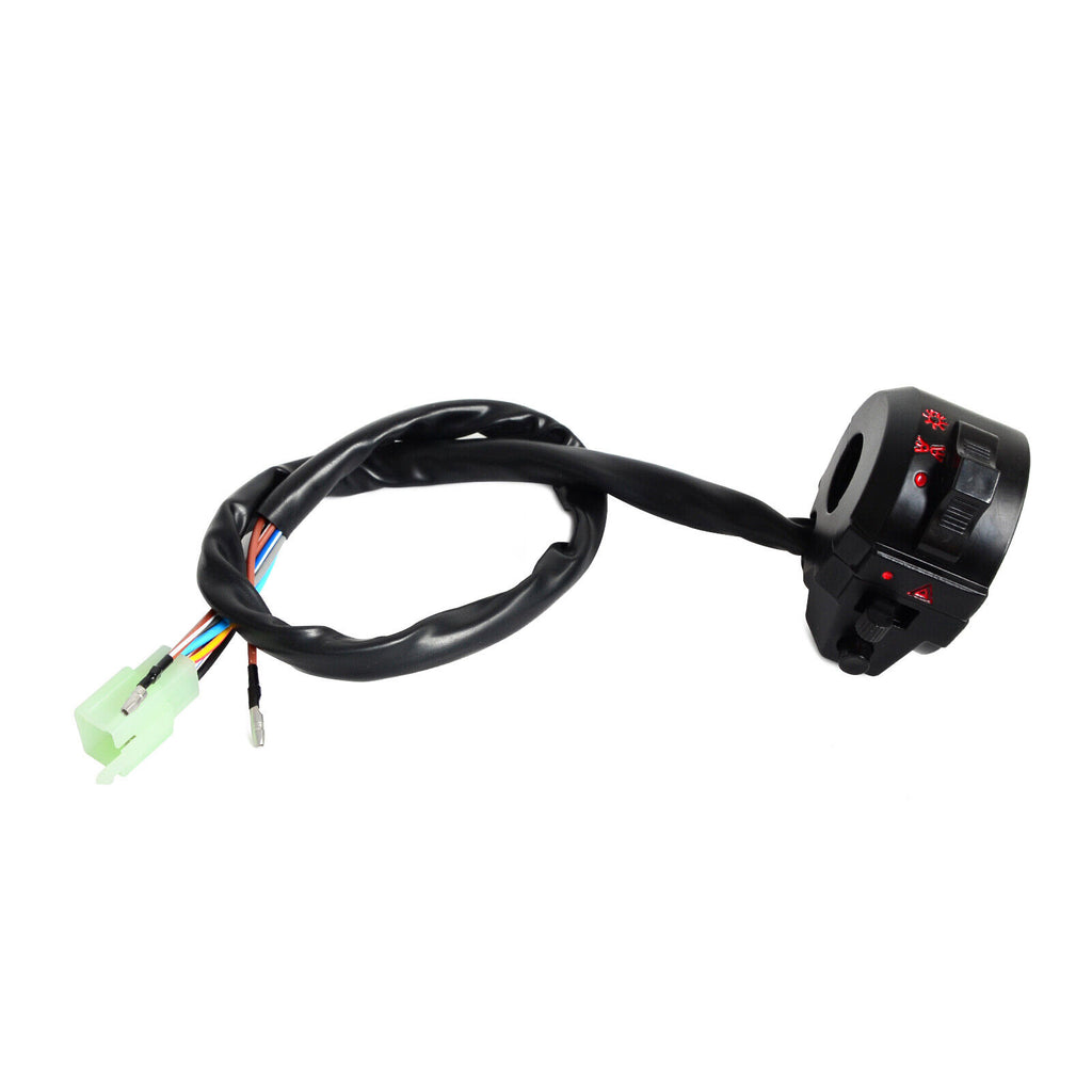 Aluminum 22mm (7/8") Motorcycle Handlebar Switch – Horn, Turn Signal, Beam, 12V/10A