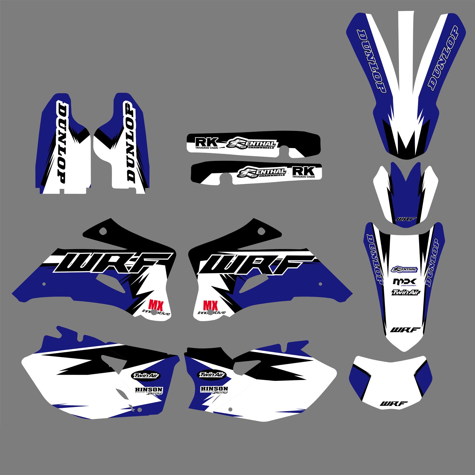 Motorcycle Fairing Stickers for WR250F 07-13 WR450F 07-11