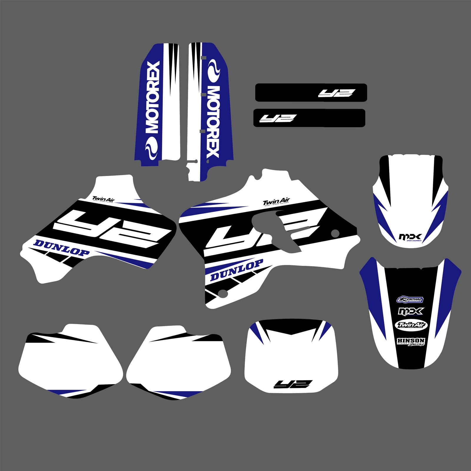 Motorcycle Graphics Decals Stickers For Yamaha YZ80 1993-2001