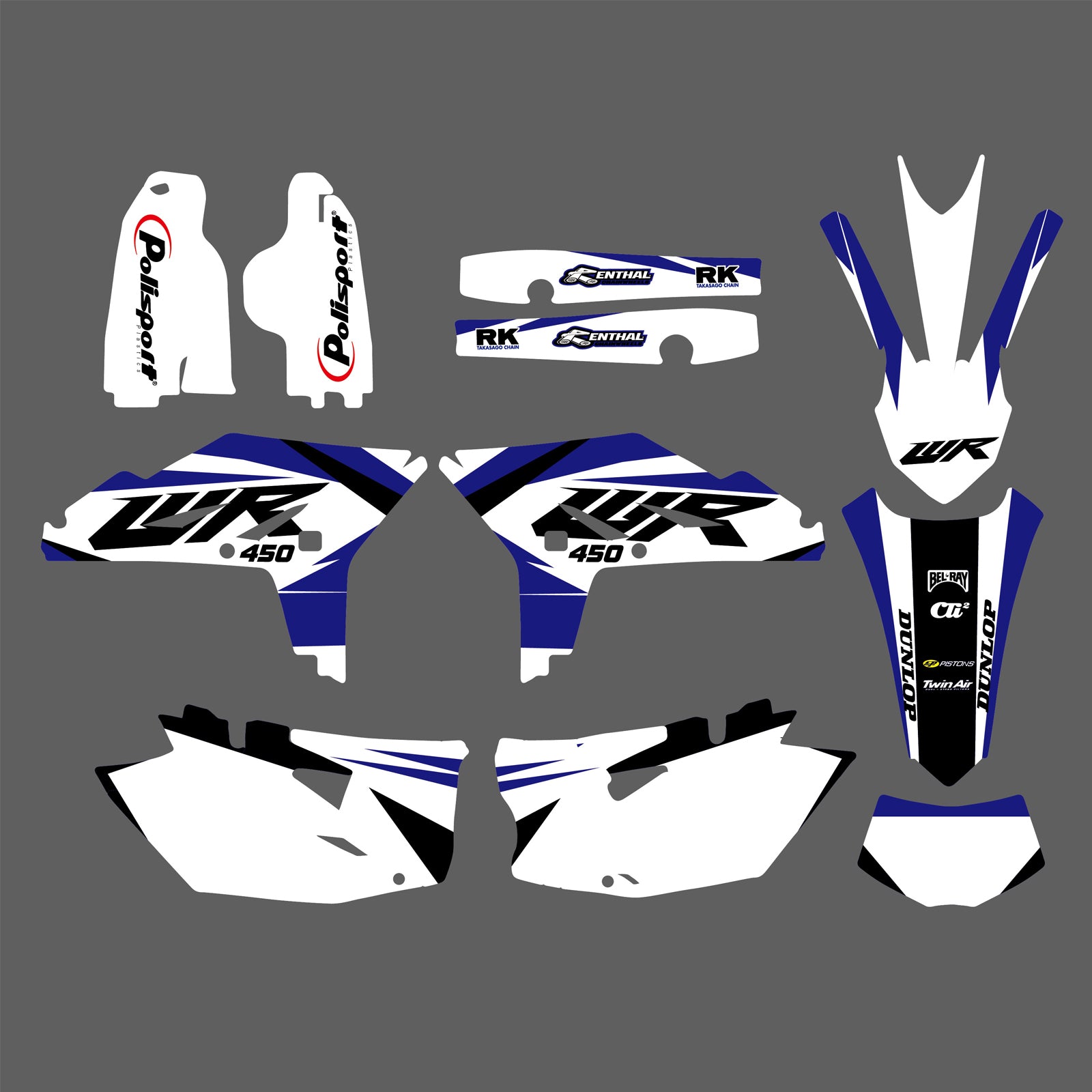 Motorcycle New Style Decal Stickers for Yamaha WR450F WRF450 2012-2014