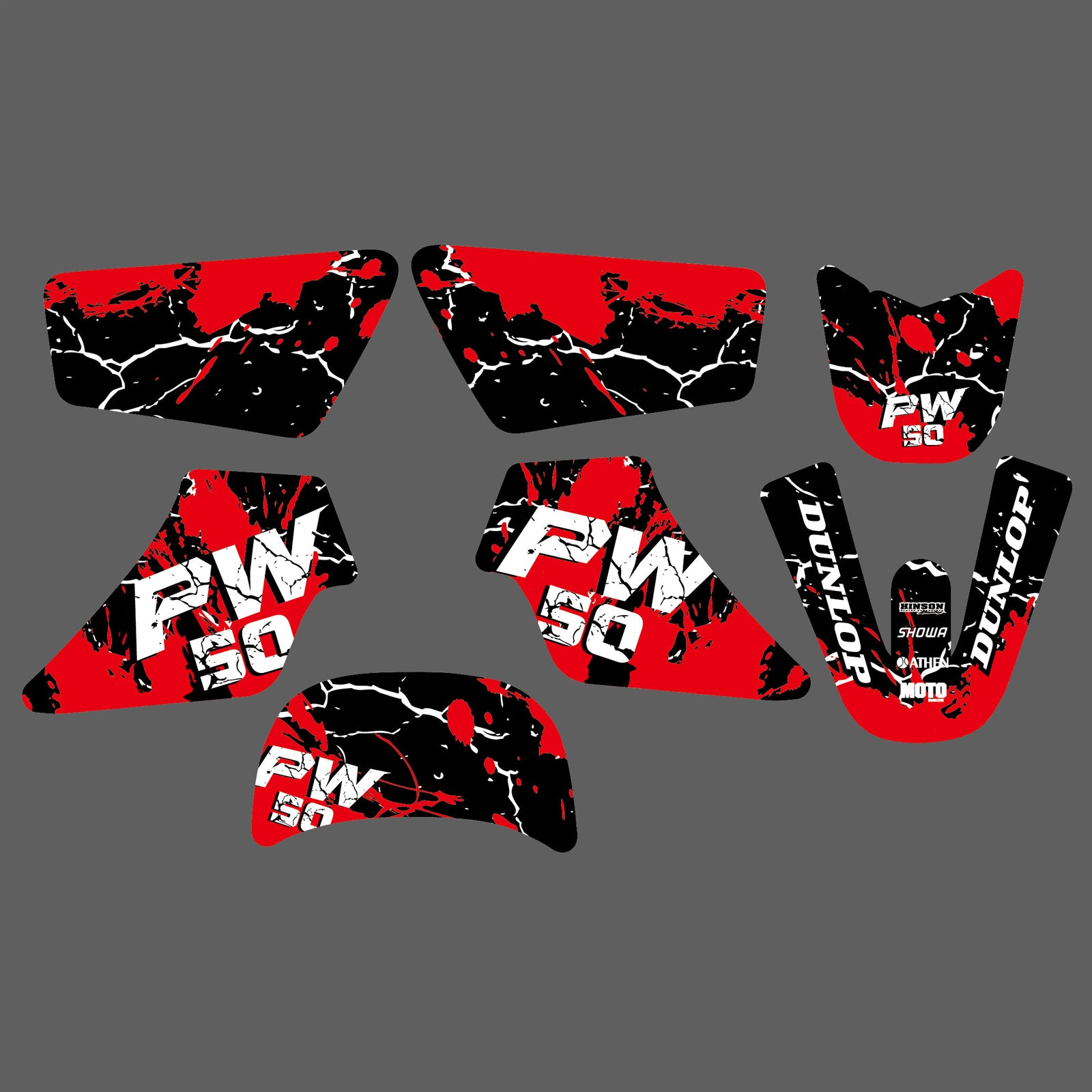 Team Graphics Decals Fender Stickers For Yamaha PW50 All Years
