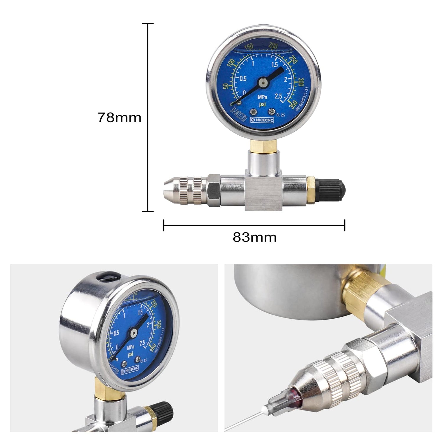 350 PSI Shock Nitrogen Needle Fill Tool For 80202001A Part
