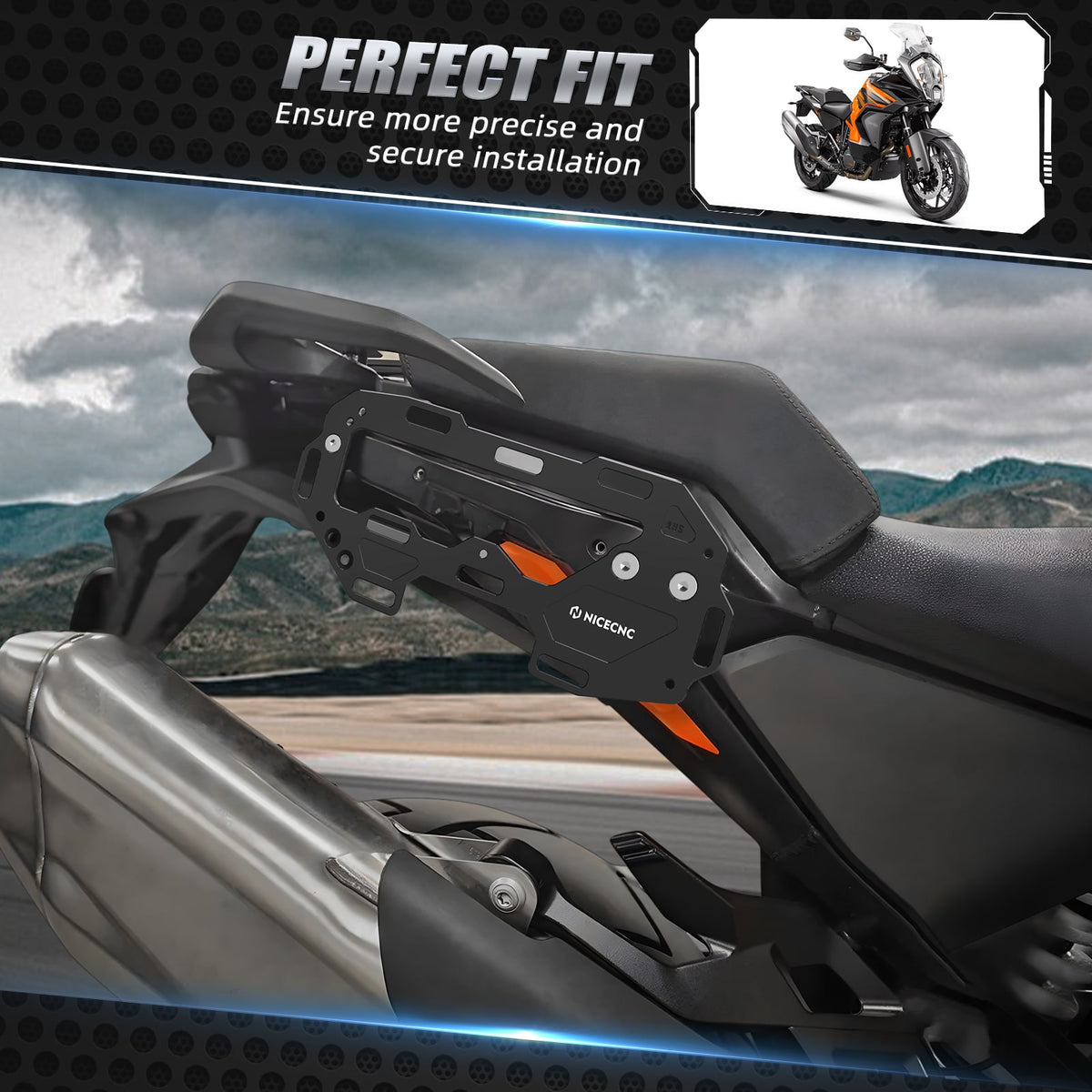 KTM 1290 Super Adventure R Side Luggage Rack Carriers Pannier