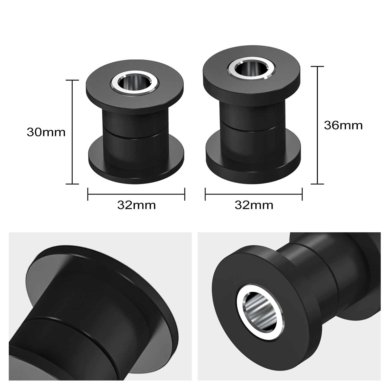 Front Shock Bushing Sleeve Kit For Polaris Ranger 500 570 700 800 900 1000 PRO XD