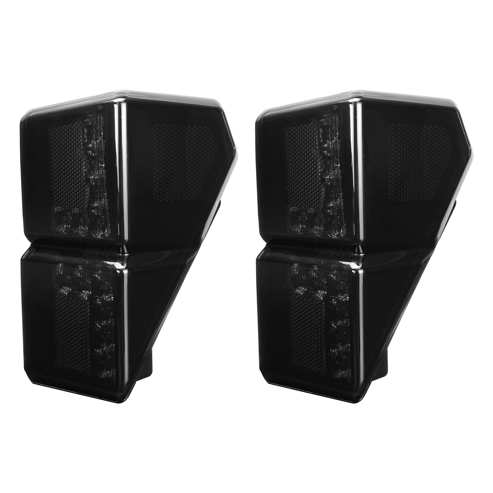 UTV Smoked LED Rear Brake Tail Lights Assembly For Polaris Ranger XP 1000
