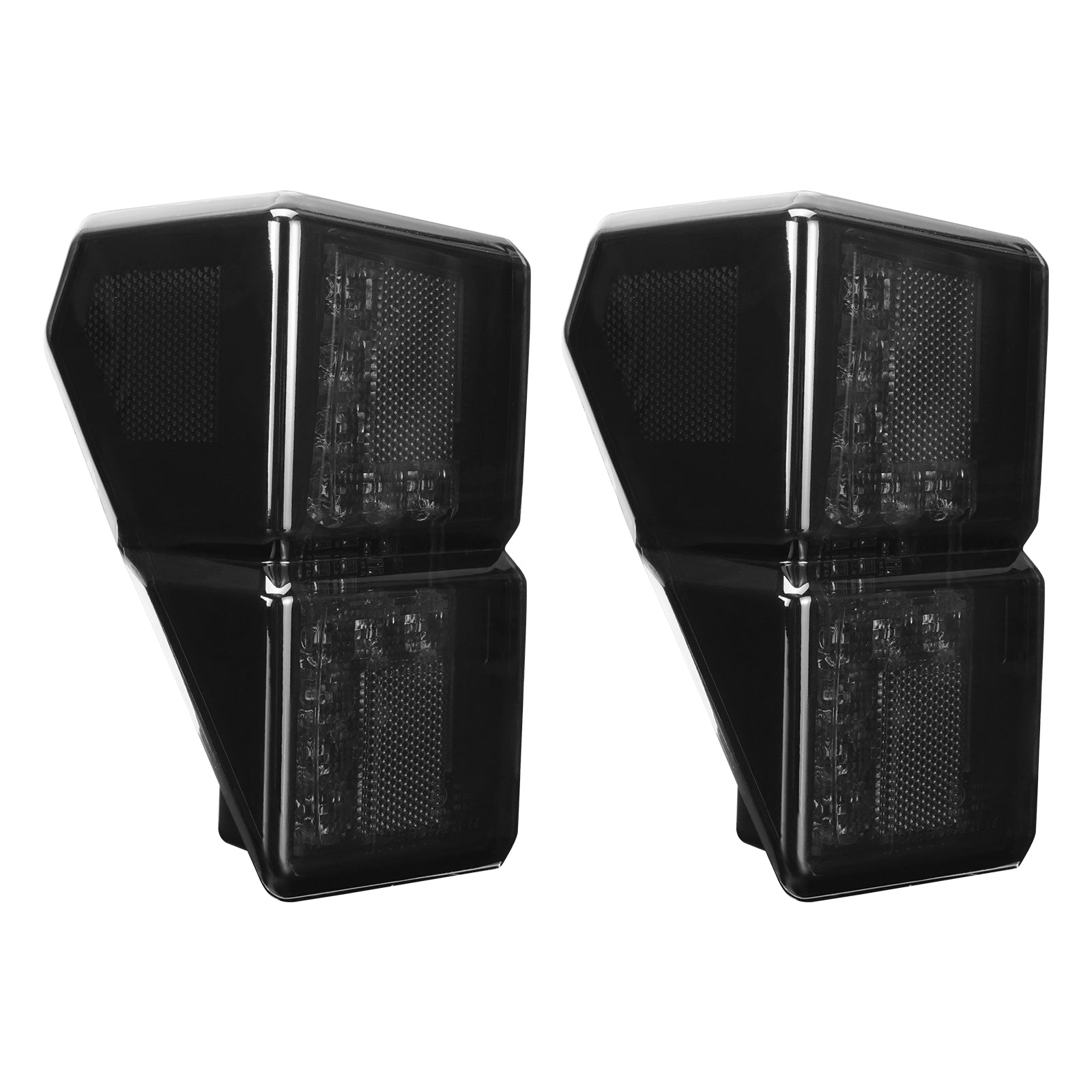 UTV Smoked LED Rear Brake Tail Lights Assembly For Polaris Ranger XP 1000