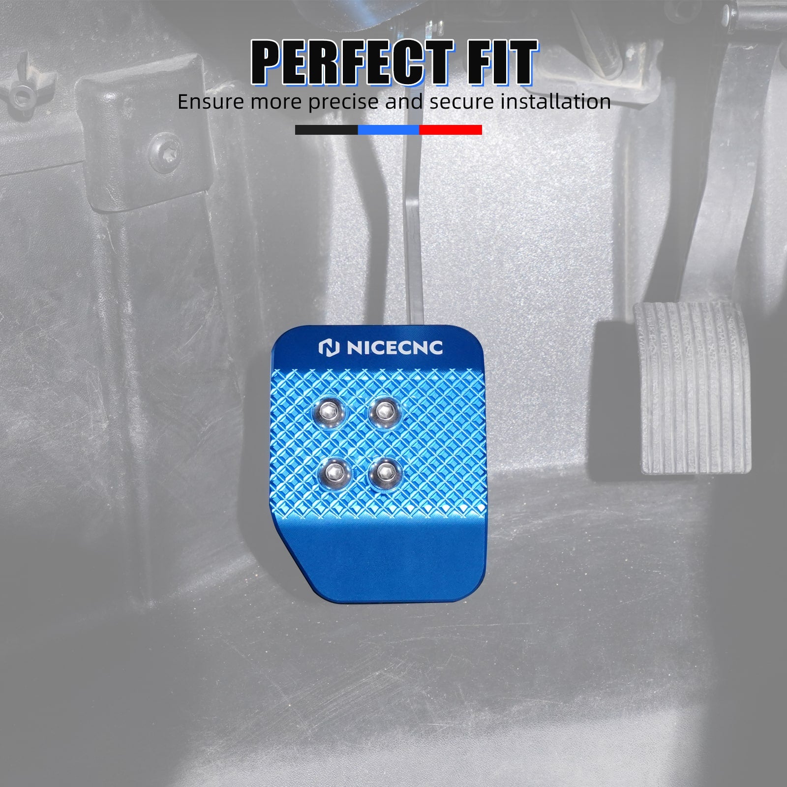 UTV Brake Pedal Extender Pad Tip Plate For Polaris RZR XP 4 1000 Turbo 900