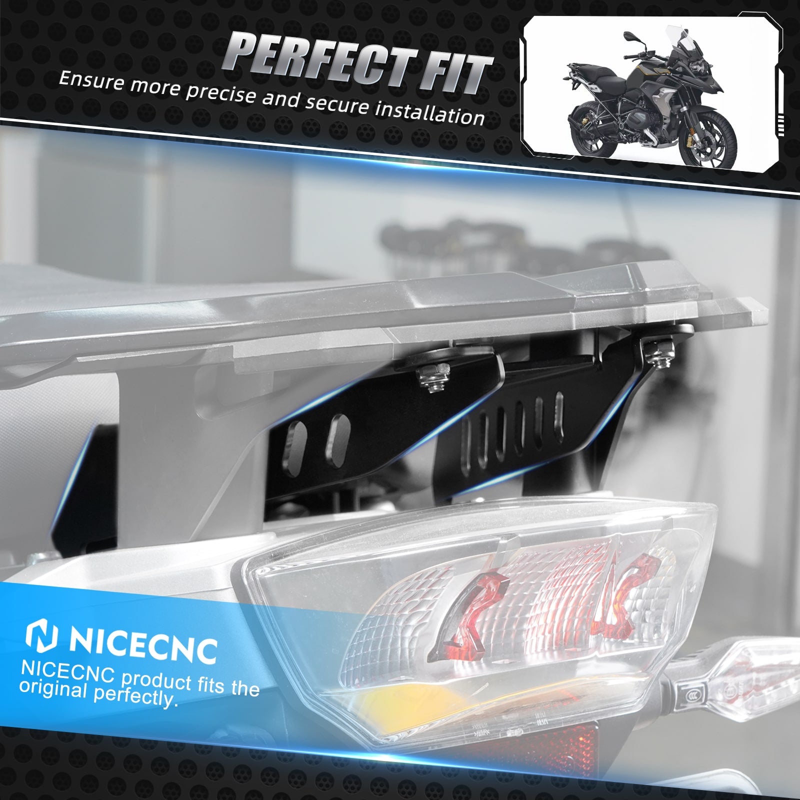 Luggage Rack Reinforcement Kit For BMW R1200GS 2012-2018 R1250GS 2018-2023