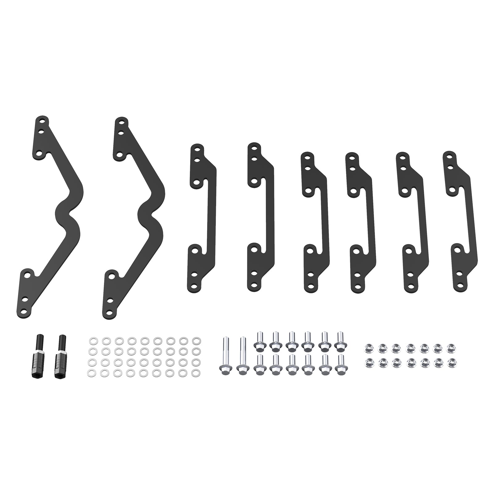 A-arms & Shocks Widening Kit Q235 Carbon Steel For Yamaha Raptor 700 700R 2016-2024