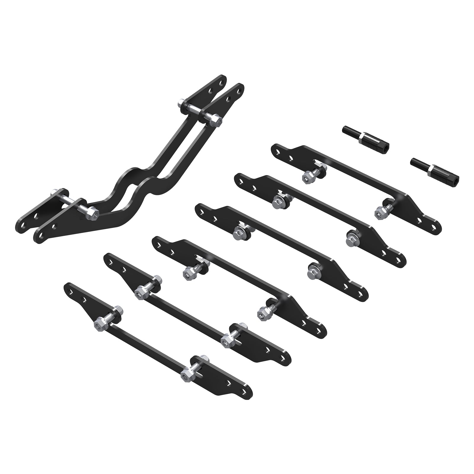A-arms & Shocks Widening Kit Q235 Carbon Steel For Yamaha Raptor 700 700R 2016-2024