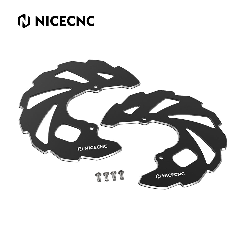 Pair ATV Front Brake Disc Rotor Guards For Yamaha Raptor 700 YFZ450R