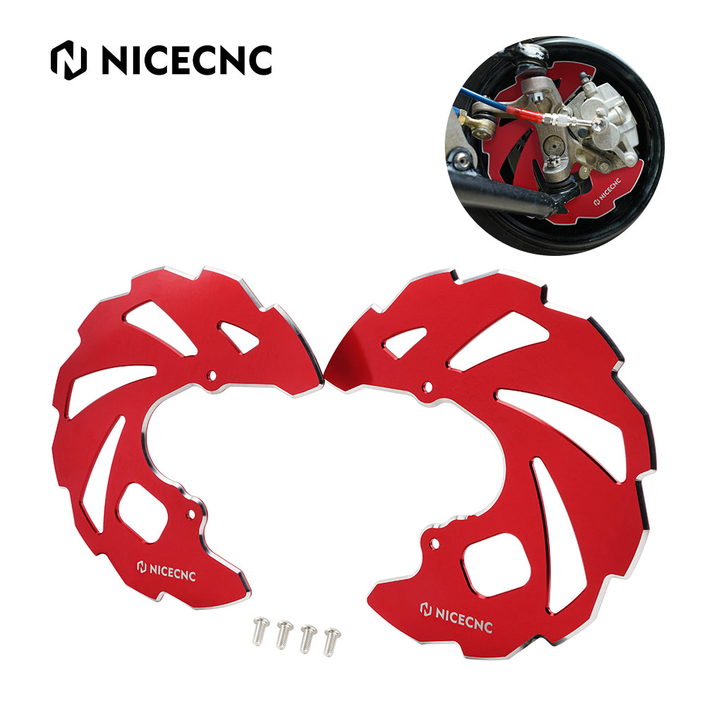 Pair ATV Front Brake Disc Rotor Guards For Yamaha Raptor 700 YFZ450R
