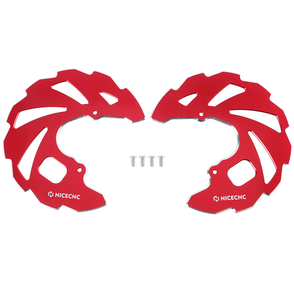 Pair ATV Front Brake Disc Rotor Guards For Yamaha Raptor 700 YFZ450R