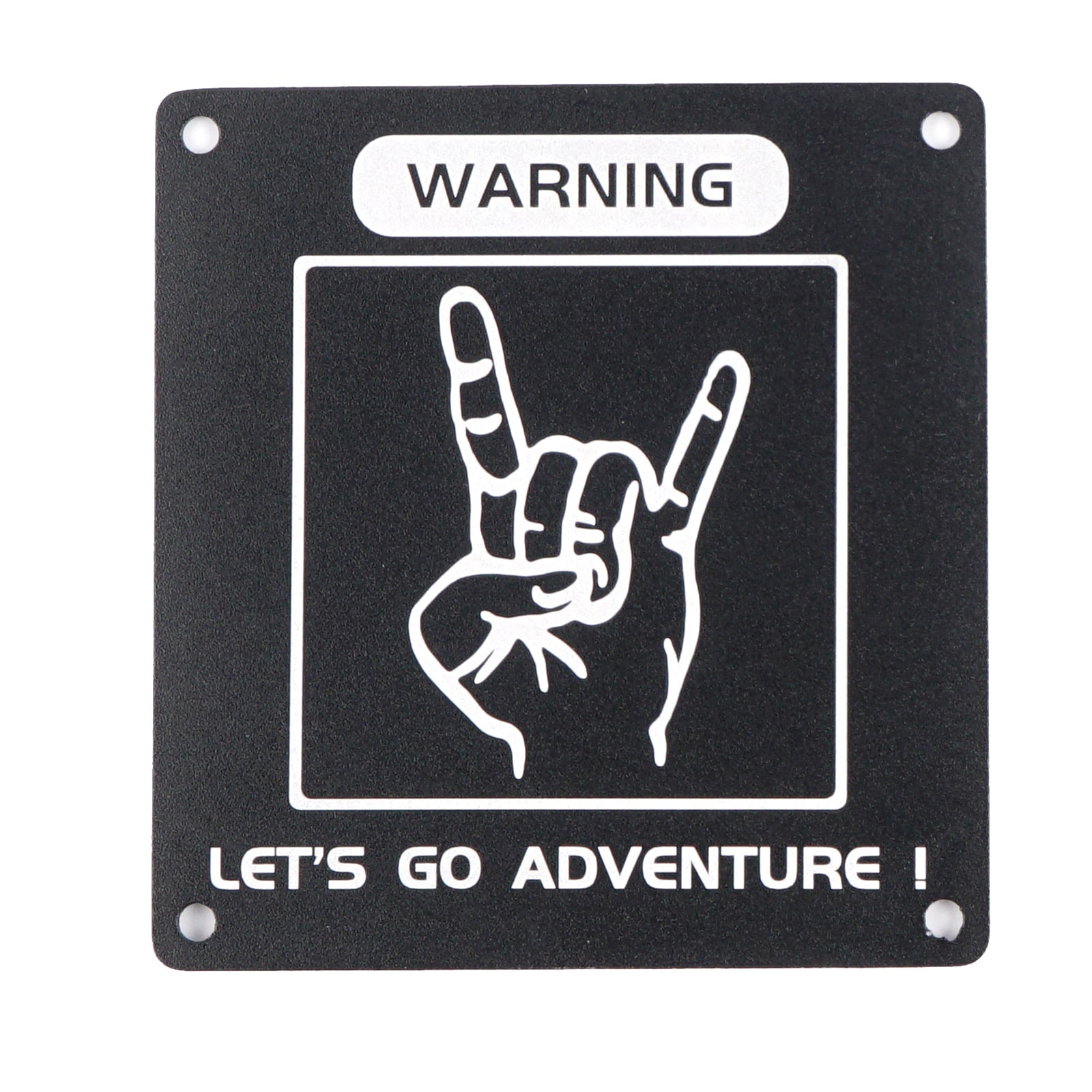 ATV Fender Warning Tags Sticker Badges Plates For Yamaha Raptor 700 2013-2024