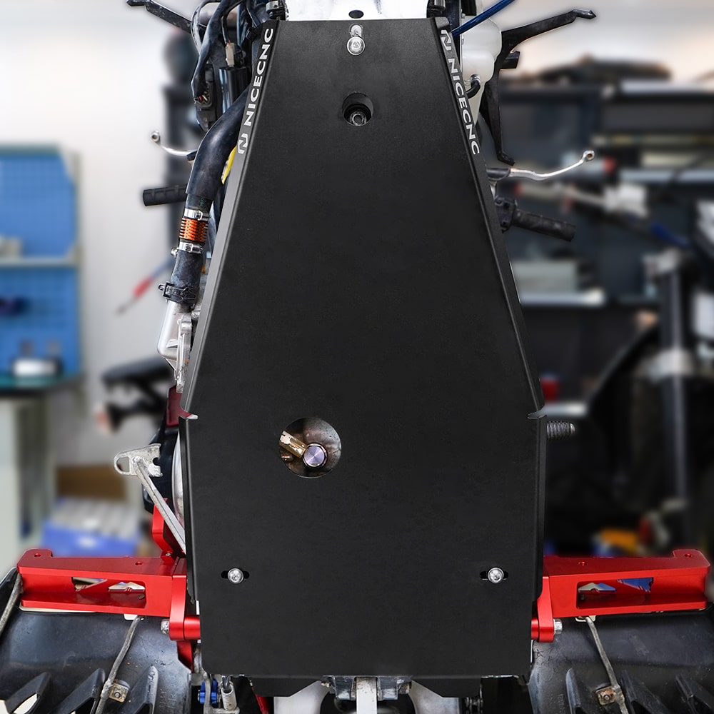 NICECNC Full Chassis Skid Plate Guard For Yamaha Raptor 700 2006-2024