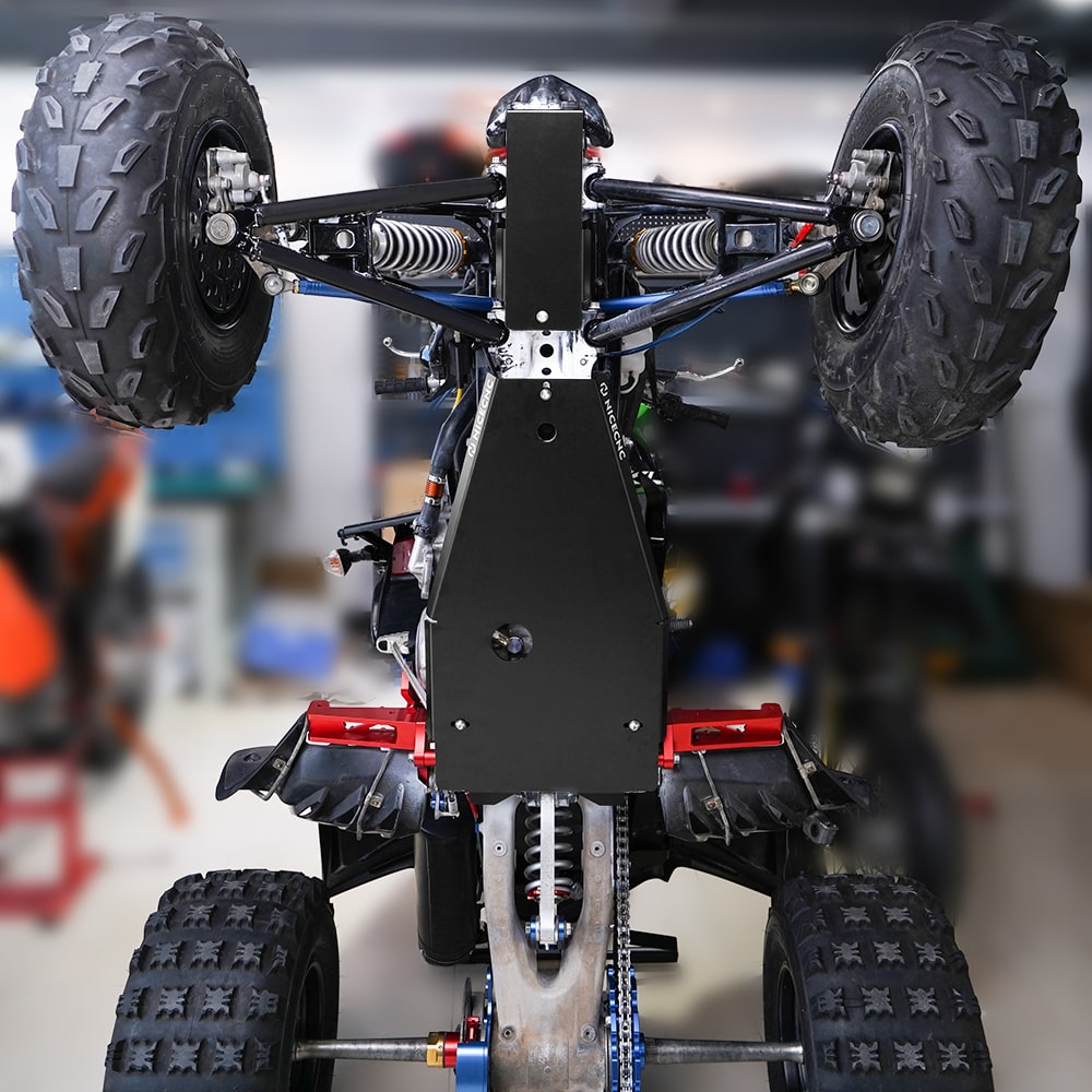 NICECNC Full Chassis Skid Plate Guard For Yamaha Raptor 700 2006-2024