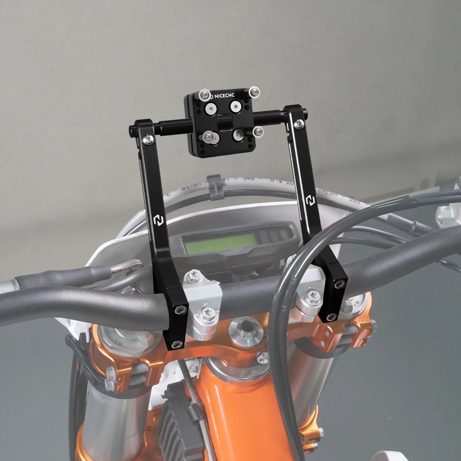Roadbook Mounting Arms + GPS Holder Bar Clamp For Husqvarna TE FE TX FX 701 Enduro SM