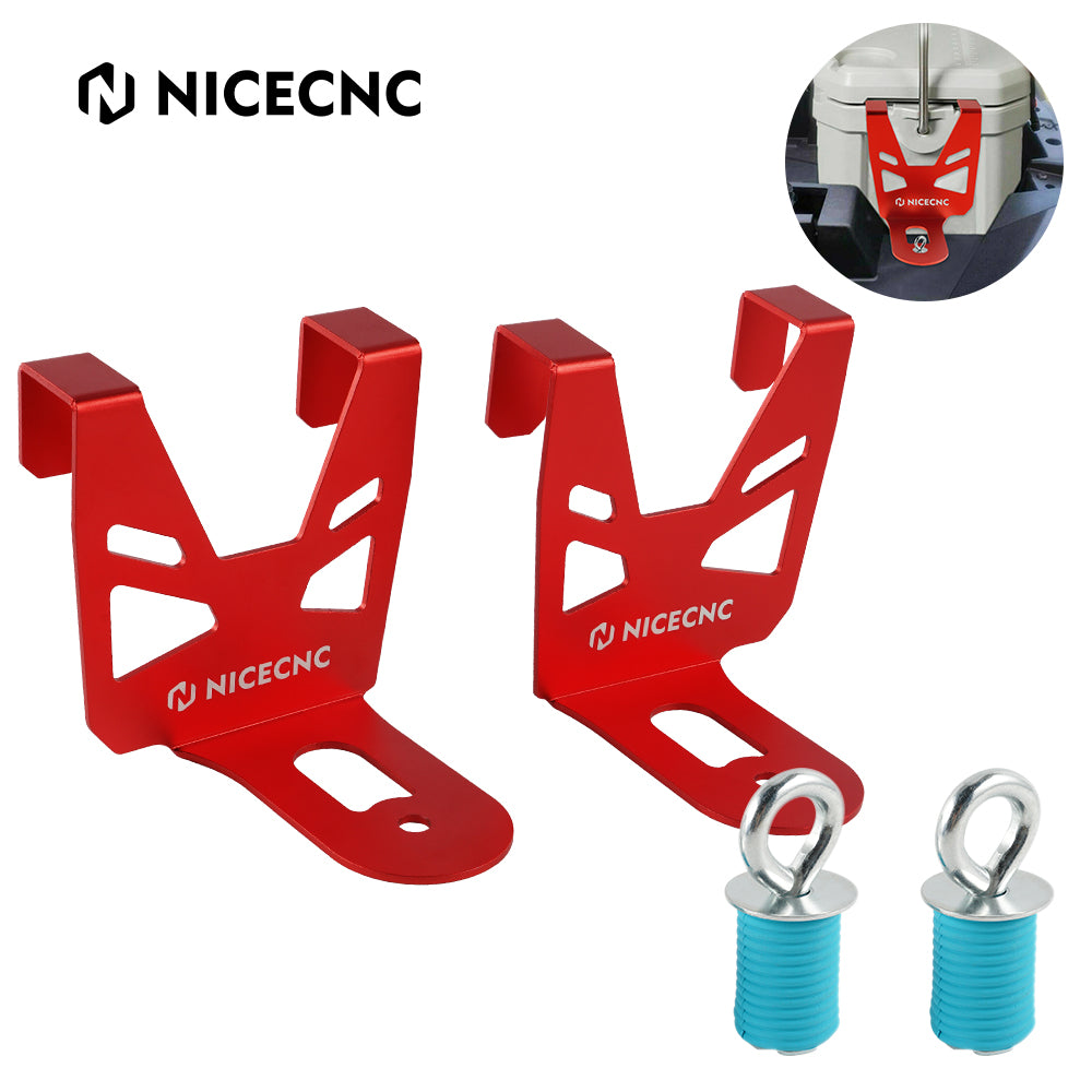 Pair UTV Cooler Hold Down Brackets Mount For Polaris RZR XP / XP 4 Turbo