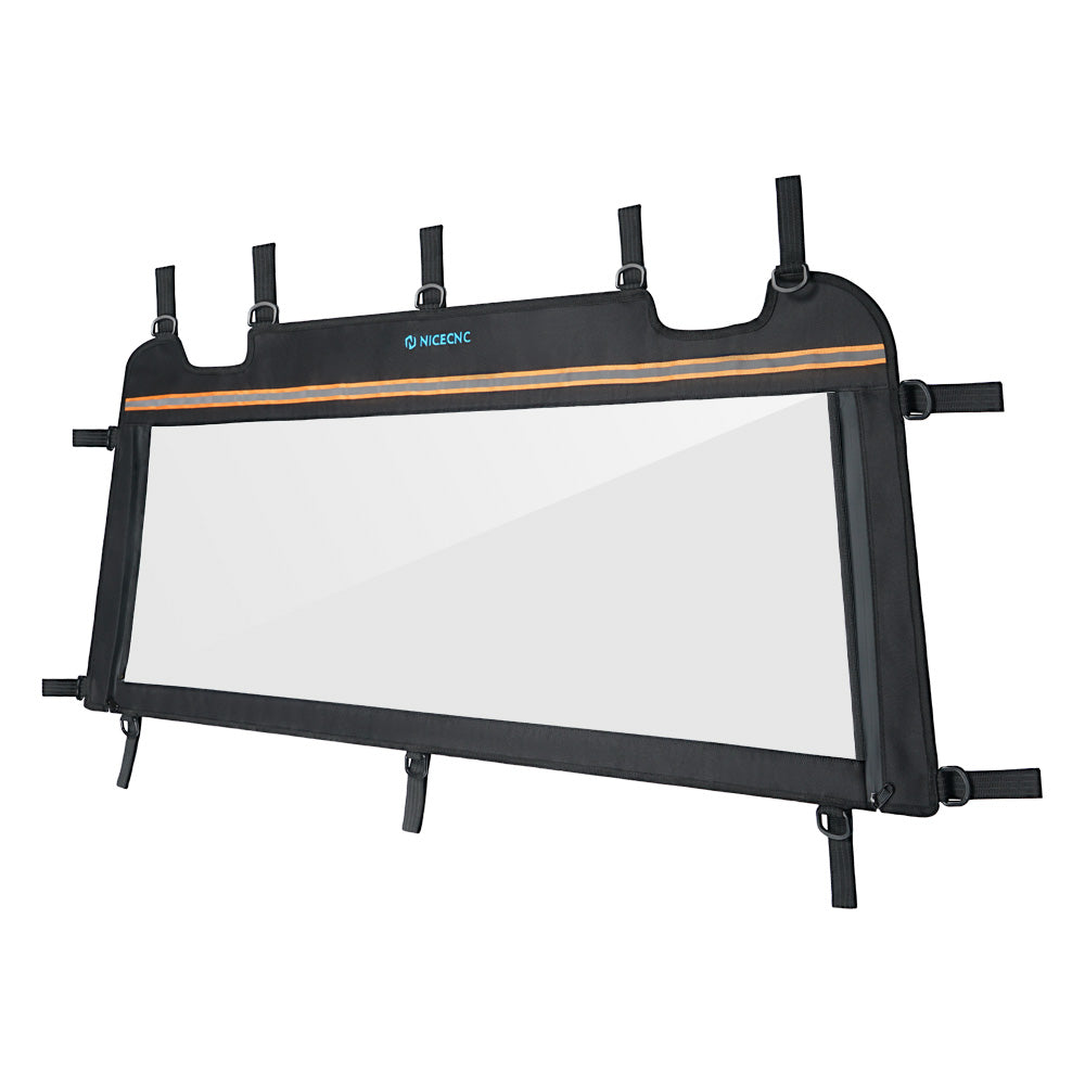 UTV Clear Rear Window Shield Panel For Polaris RZR XP 1000 / TURBO