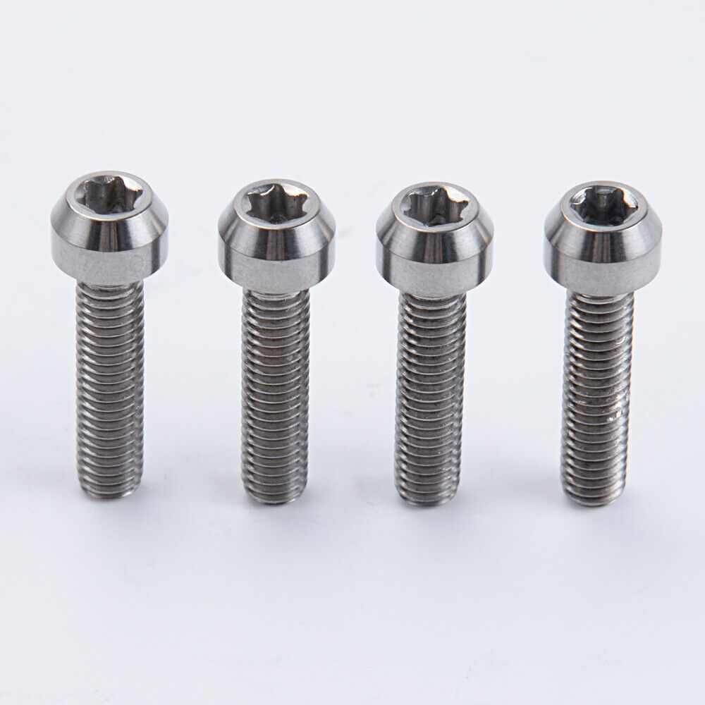 M6X25 Titanium Alloy Bolt Screw Set Universal For Motorcycles Handlebars Grips