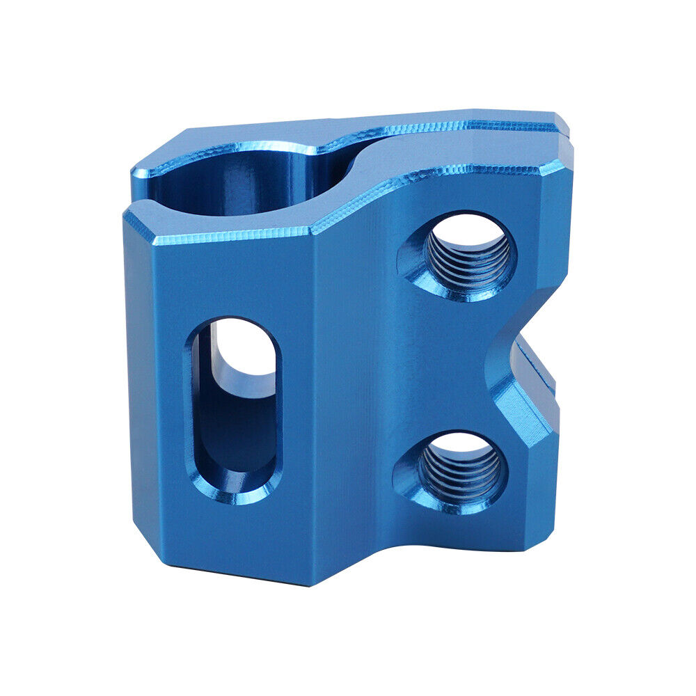 KKE Blue Aluminum Brake Line Clamp For YZ125, YZ250F, YZ450F, CRF250R, CR450X, CR125R