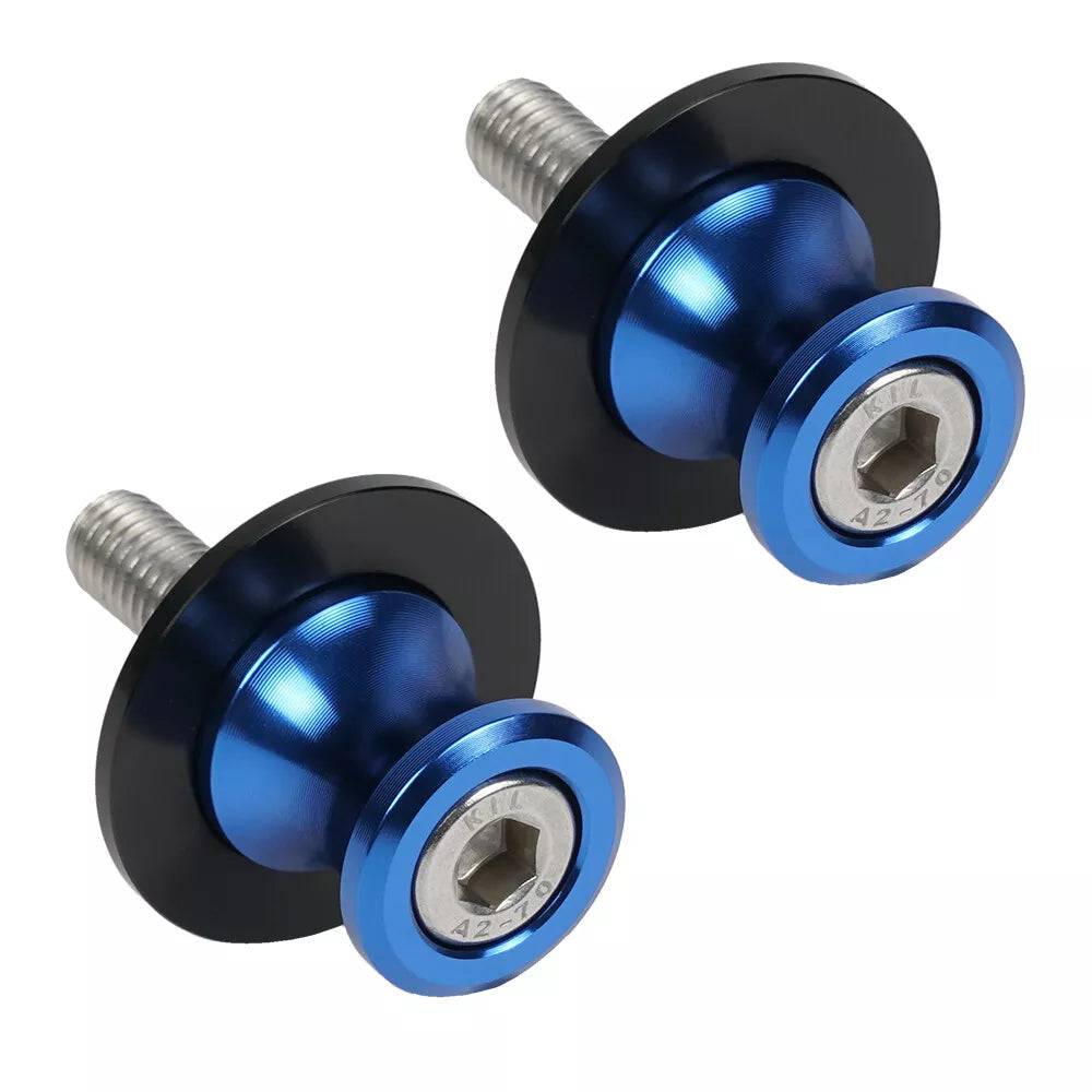 M8x1.25 Swing Arm Spools Sliders For Honda Suzuki Triumph Street Triple/R 13-15