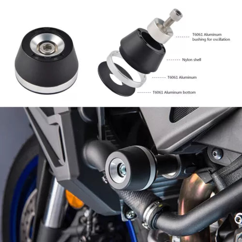 For Kawasaki Z1000 2010-2017 Z1000R 2017 Frame Slider Guard Crash Protector Pad