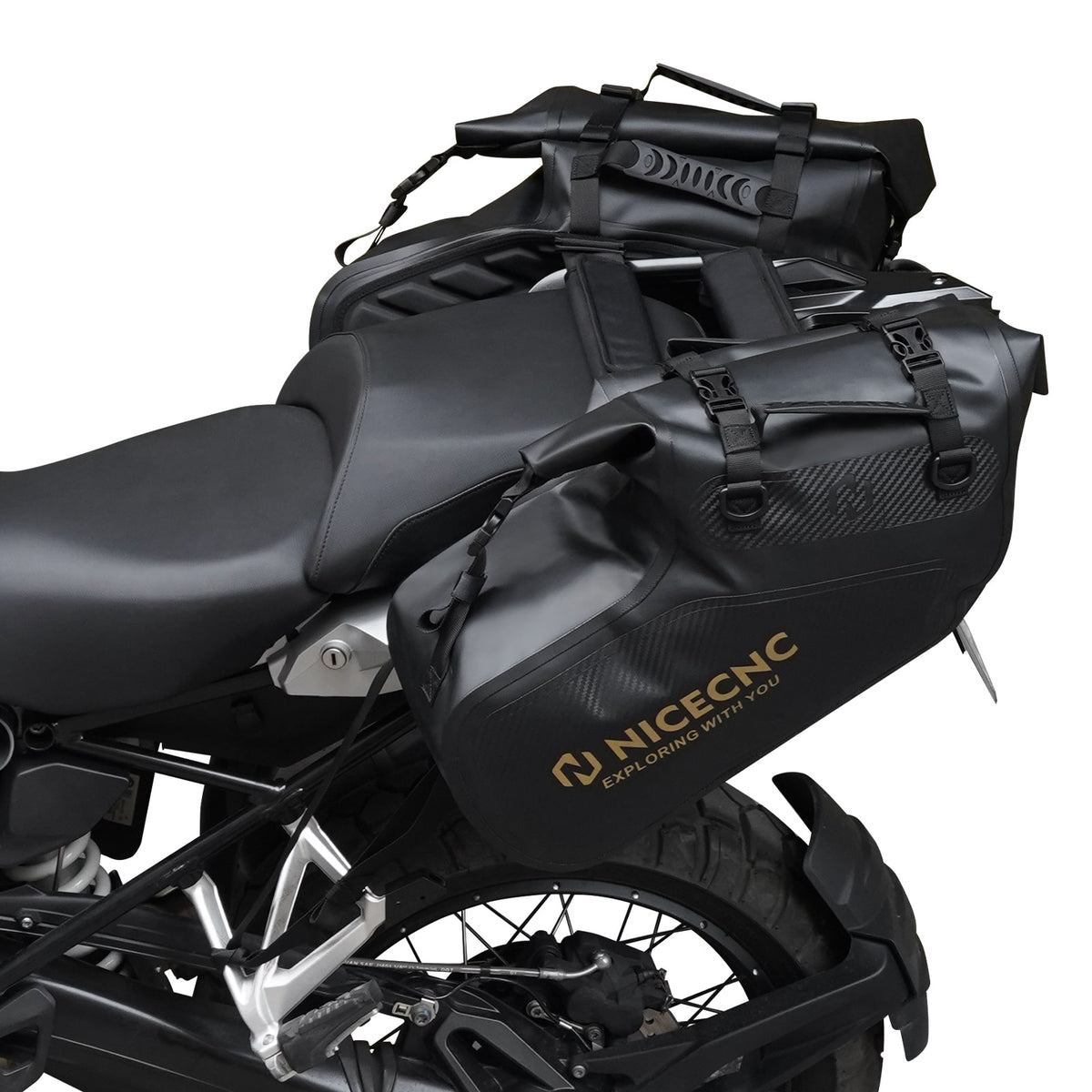 Universal Saddlebags 28L for Adventure and Sport Bike Racks