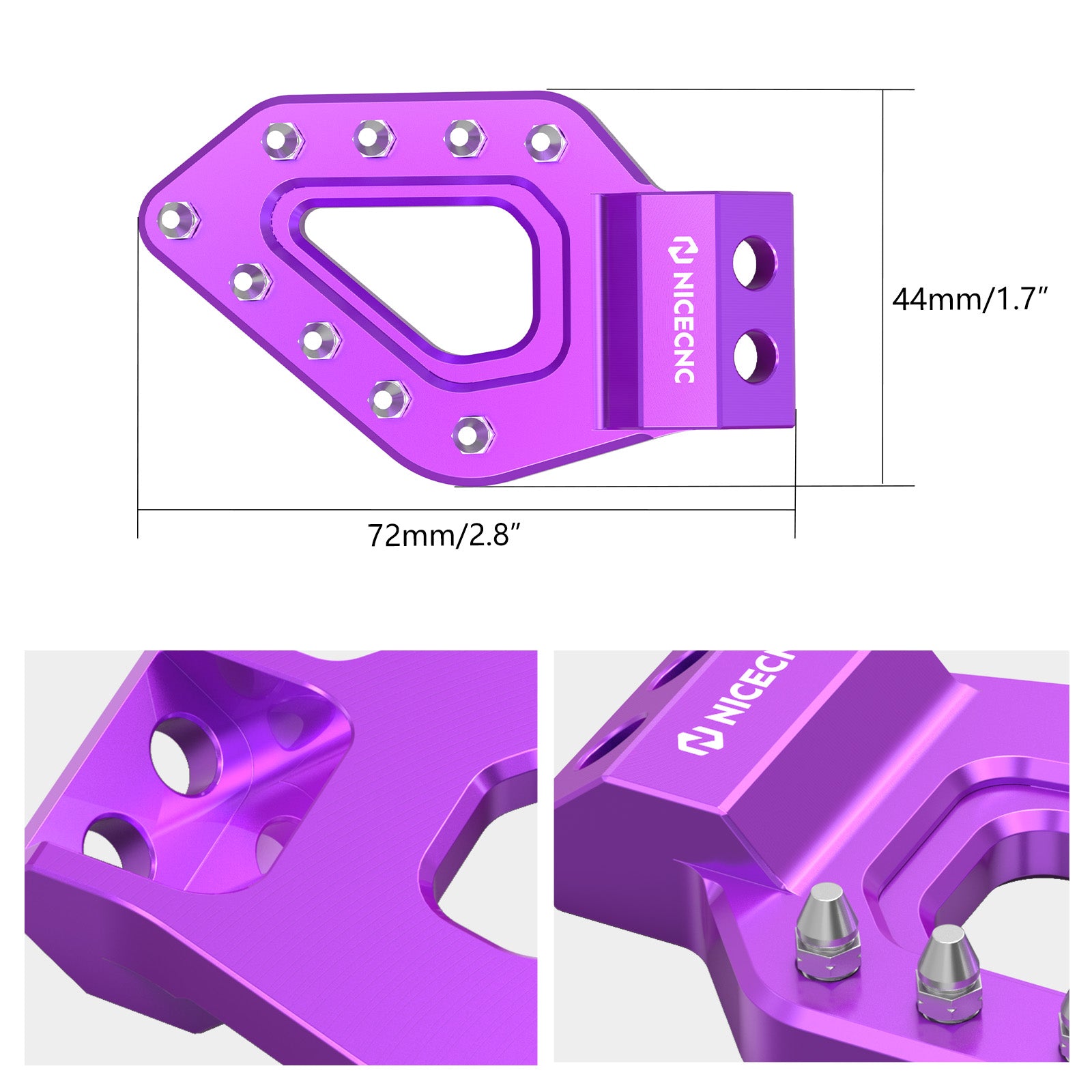 Rear Brake Pedal Step Tip For Stark Varg EX / MX 2024-2025