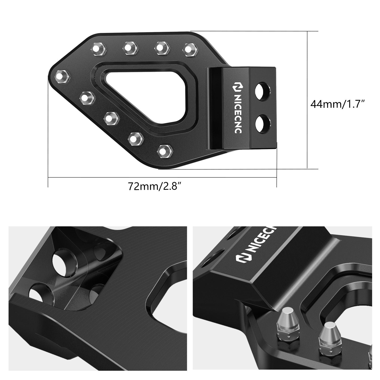 Rear Brake Pedal Step Tip For Stark Varg EX / MX 2024-2025