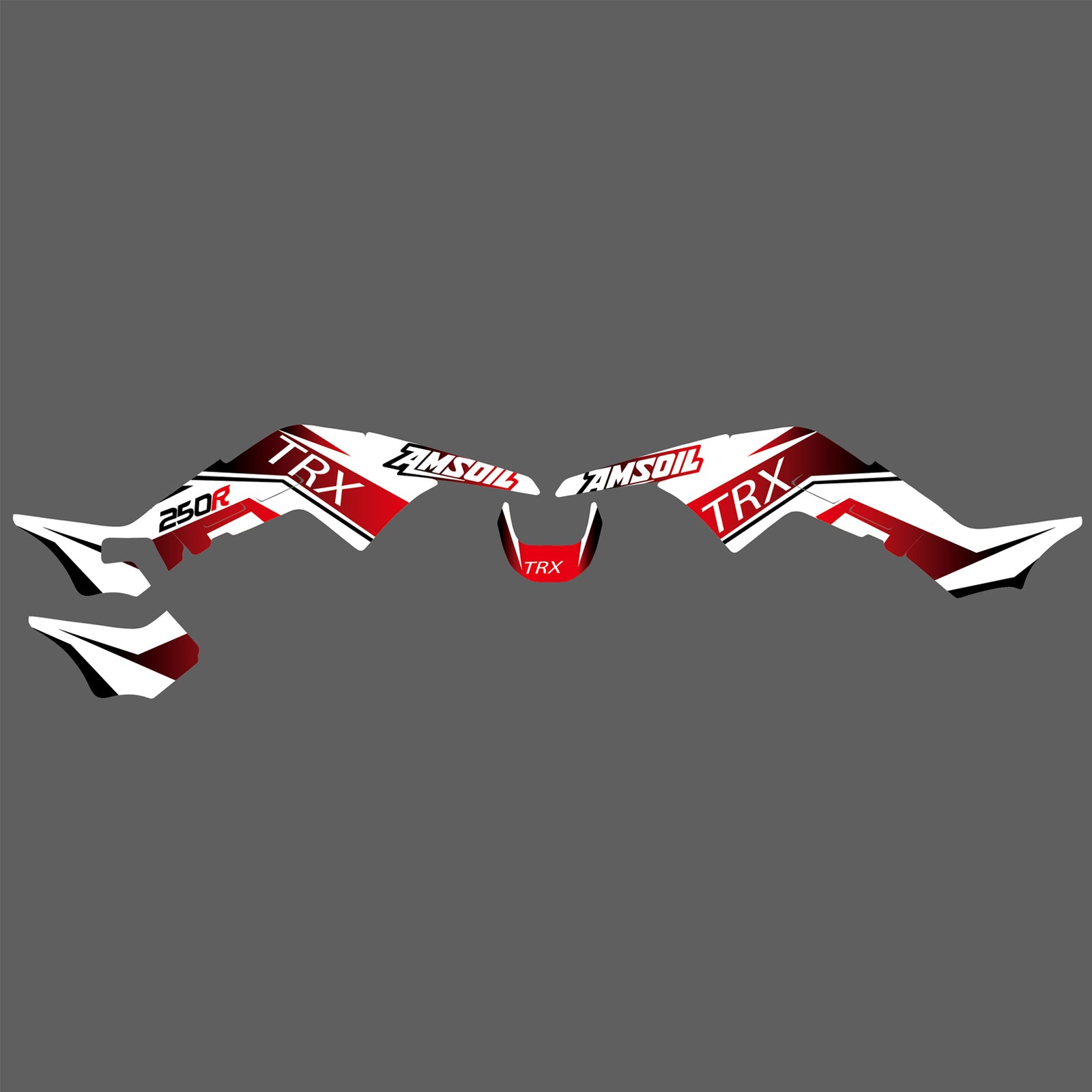 ATV Decals Stickers Full Graphic Kit For Honda TRX250R 1986-1989