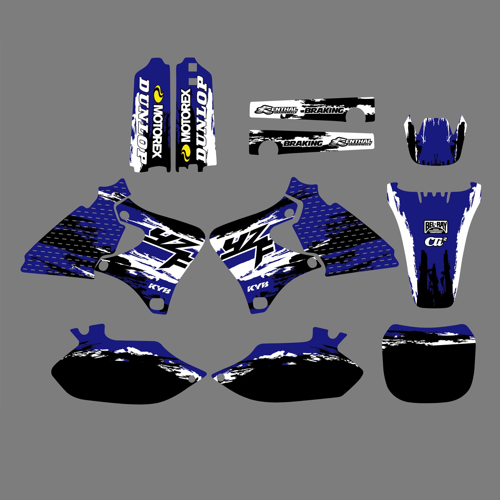 Team Decals Stickers Graphics Kit For YAMAHA YZ250F YZ400F YZ426F 1998-2002