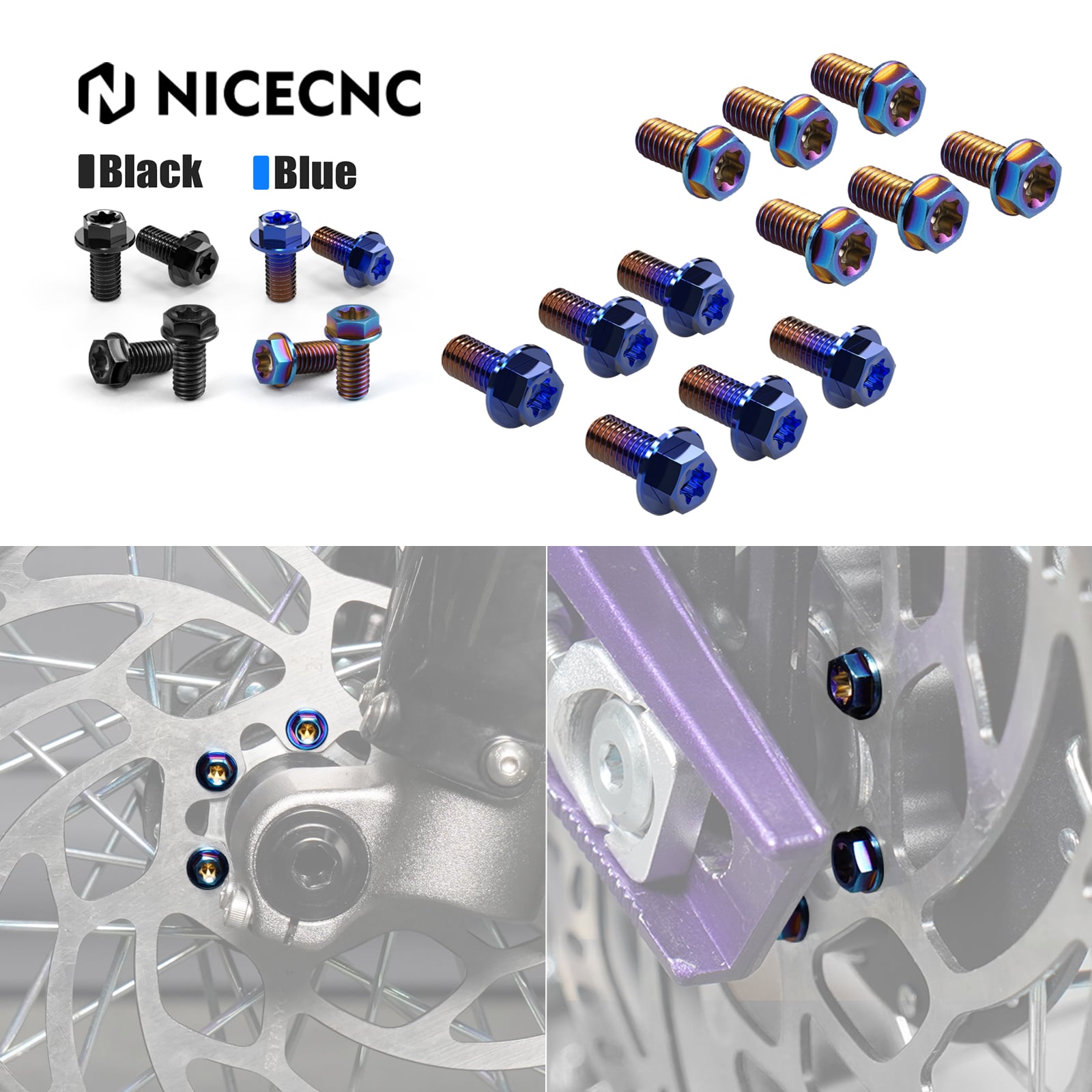 Front Rear Brake Disc Pad Screws Kit For Surron Light Bee X/ S/ L1E Segway X160 X260