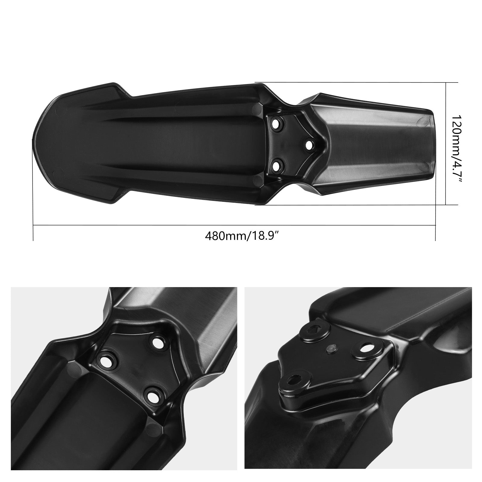 Front Fender Mud Guard & Extended Rear Fender For Surron Light Bee X/S 2022-2024