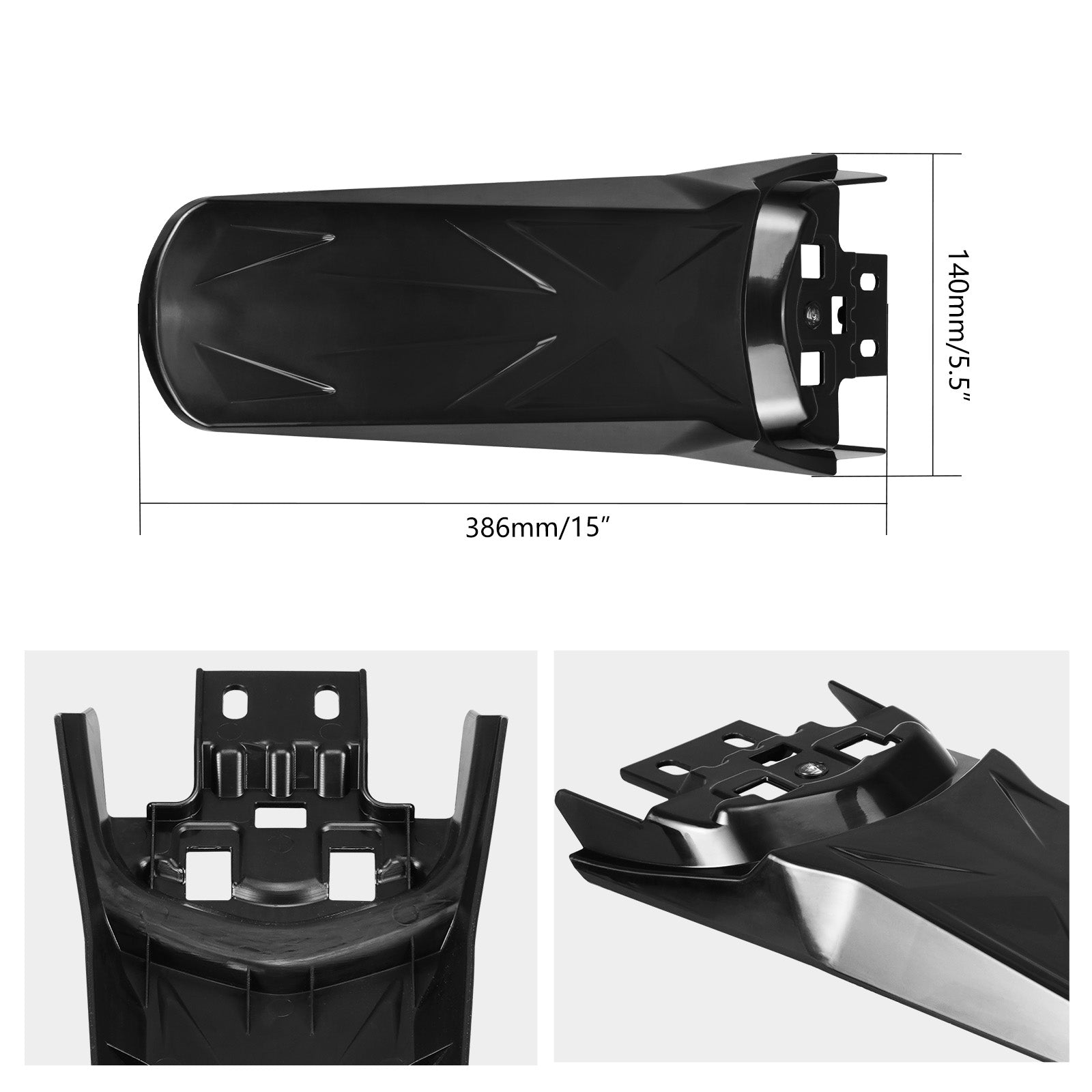 Front Fender Mud Guard & Extended Rear Fender For Surron Light Bee X/S 2022-2024